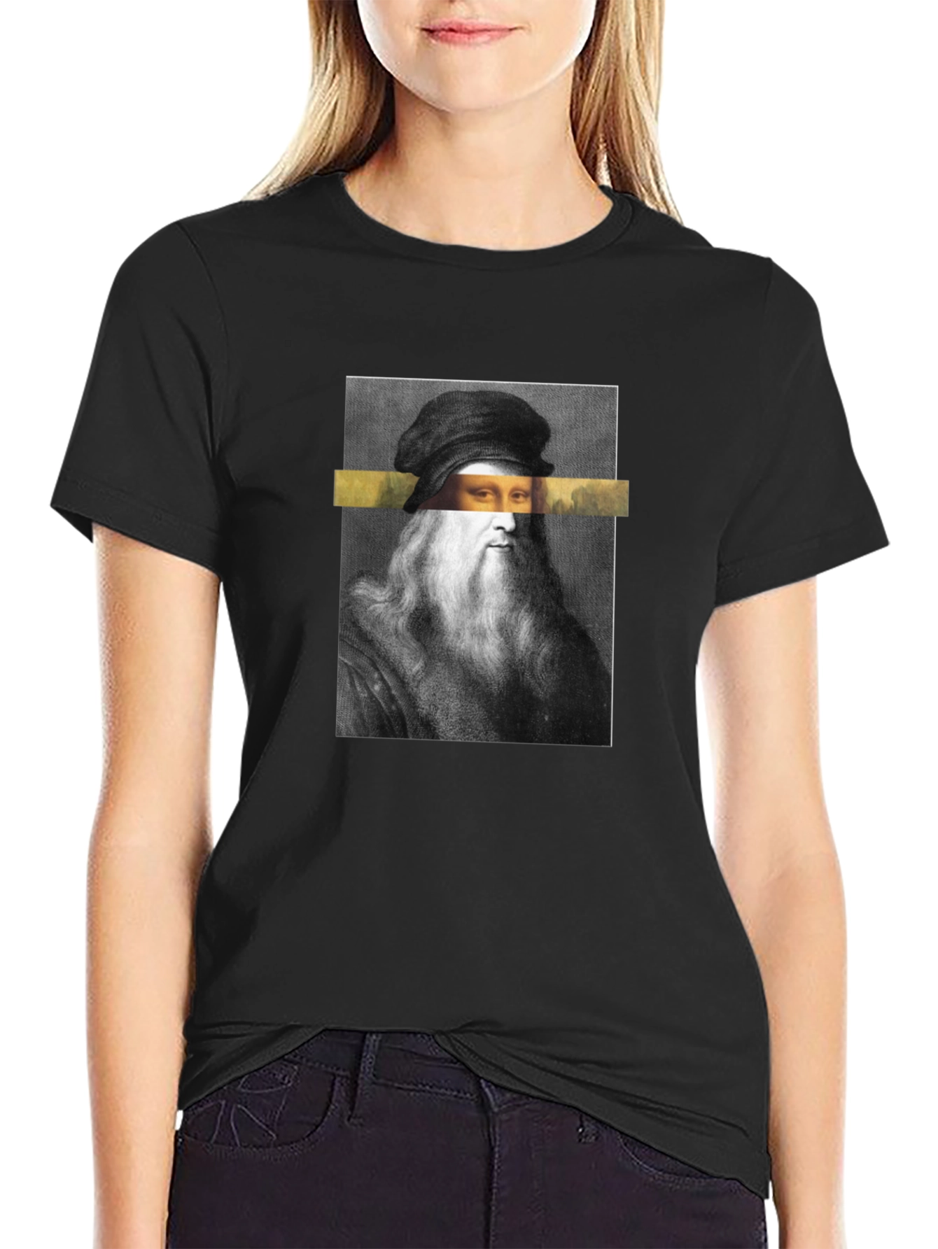 Da Vinci Portrait Graphic Tee