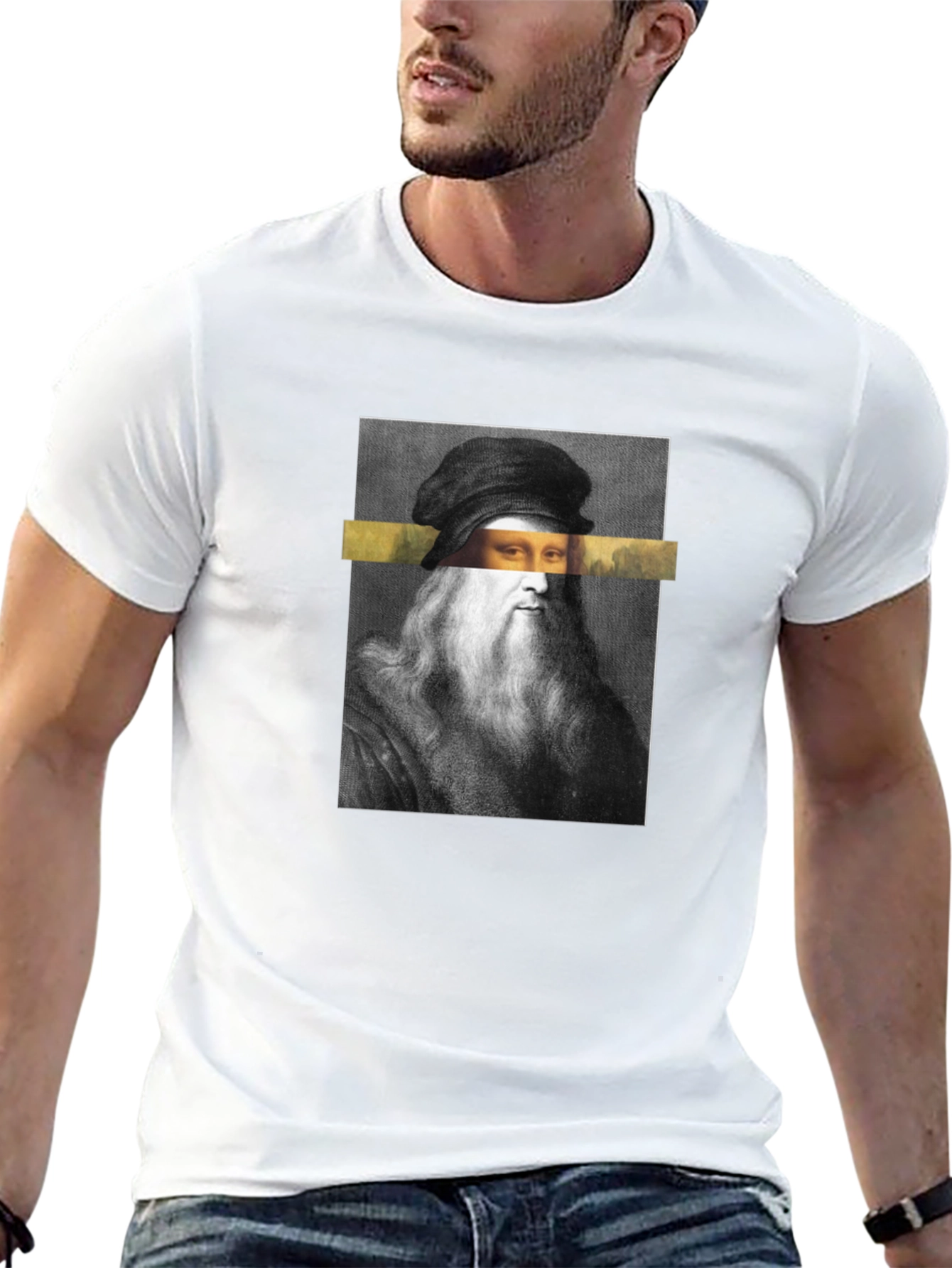 Da Vinci Portrait Graphic Tee
