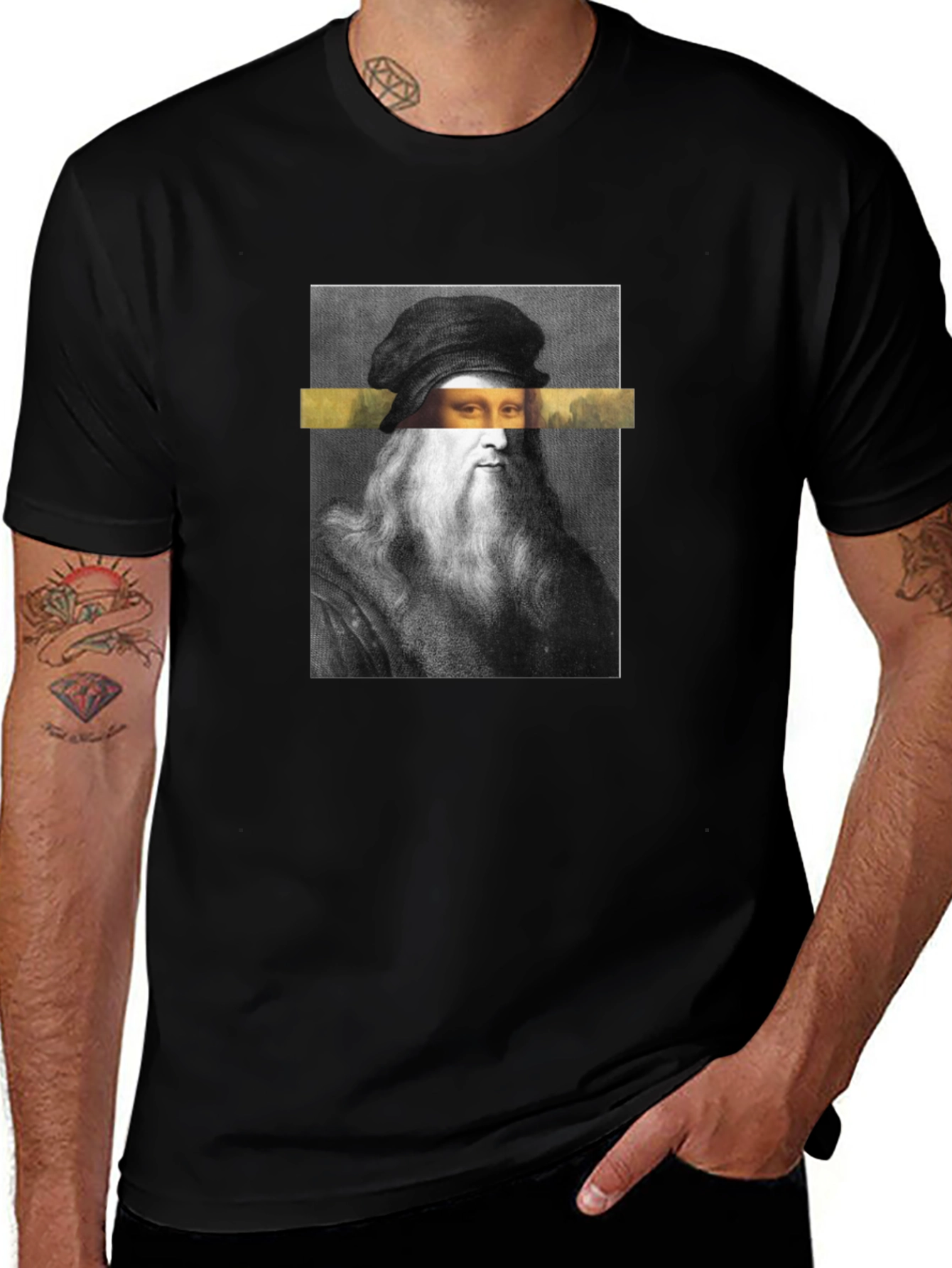 Da Vinci Portrait Graphic Tee