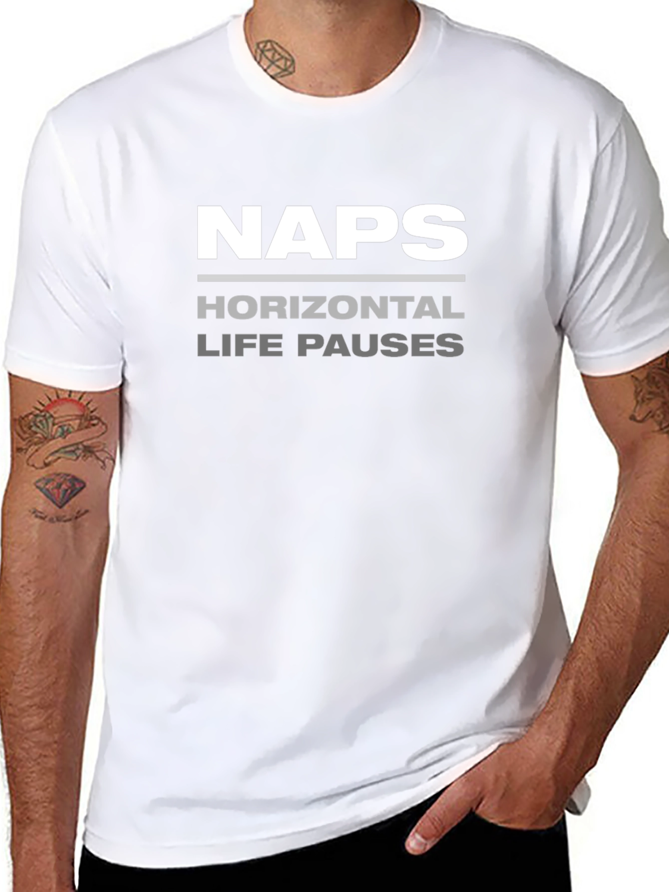 NAPS Horizontal Life Pauses Graphic Tee