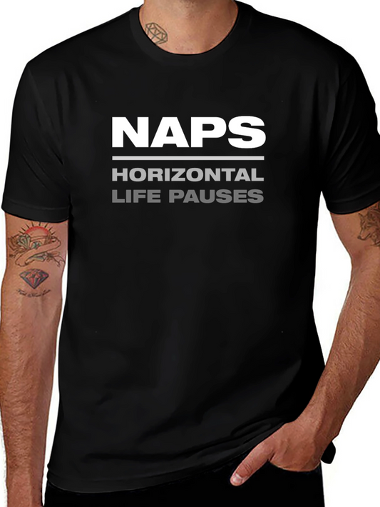 NAPS Horizontal Life Pauses Graphic Tee