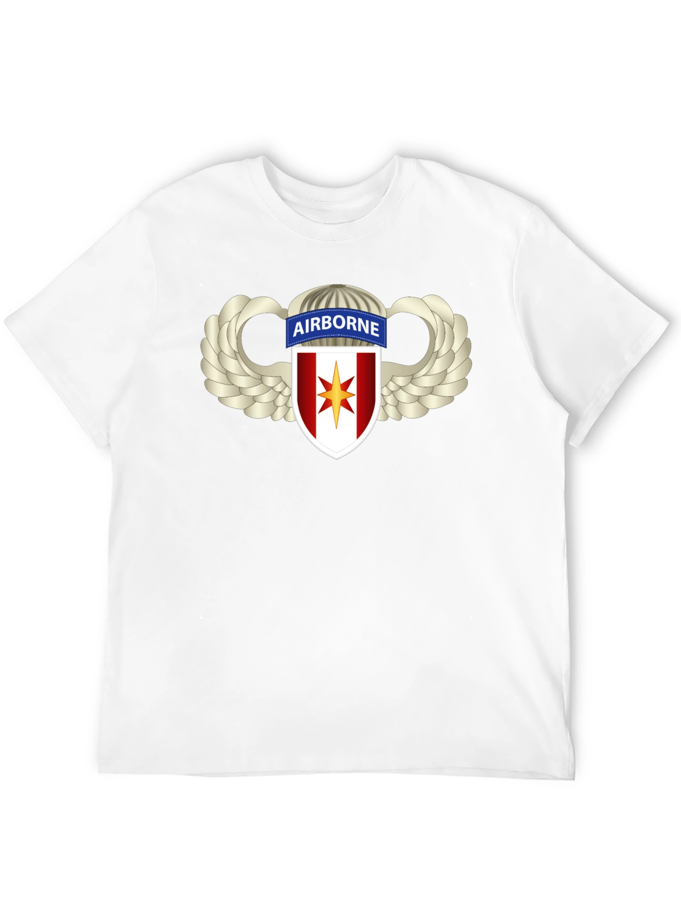 Airborne Paratrooper Wings T-Shirt - Military Pride