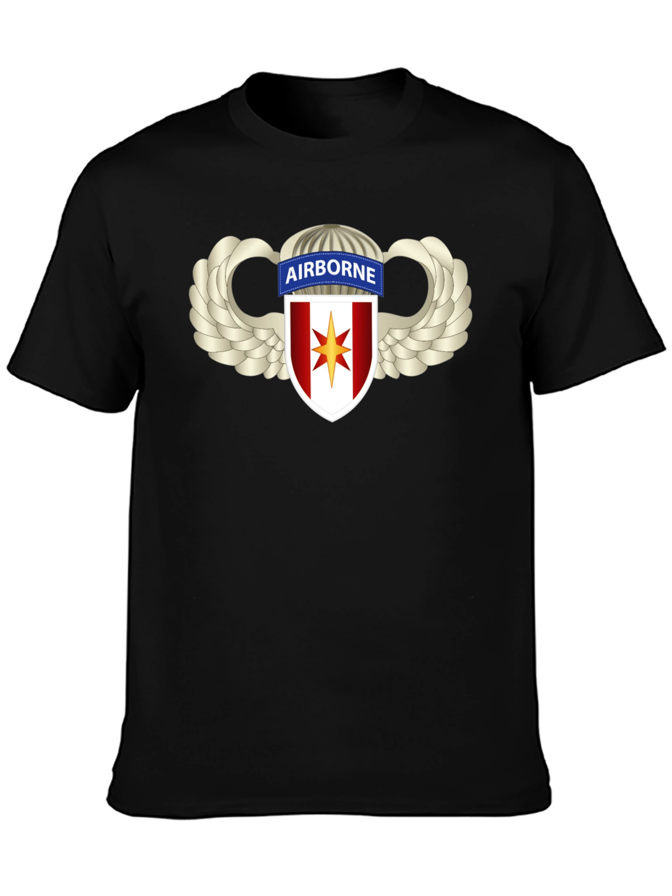 Airborne Paratrooper Wings T-Shirt - Military Pride