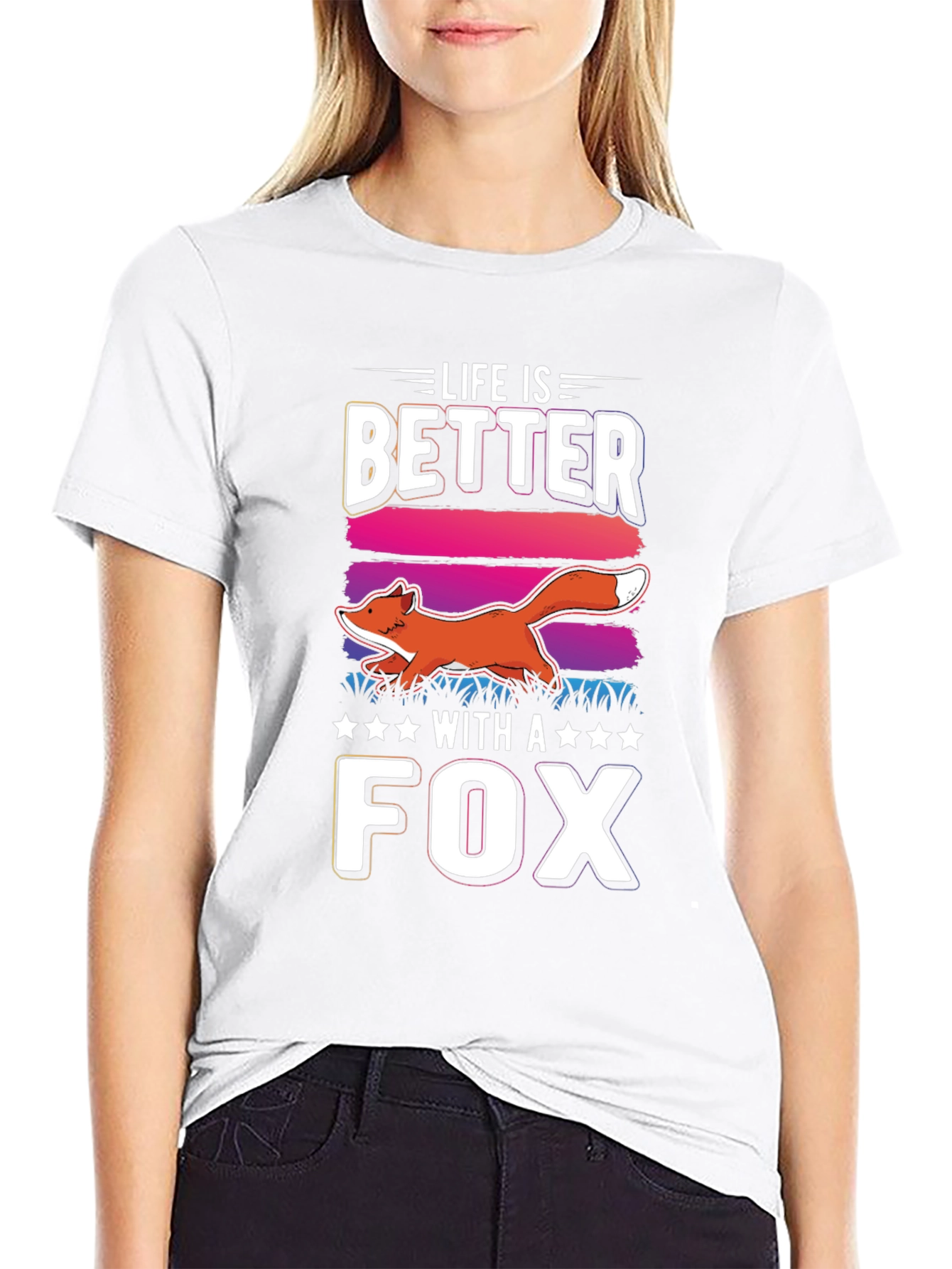 Life is Better with a Fox T-Shirt