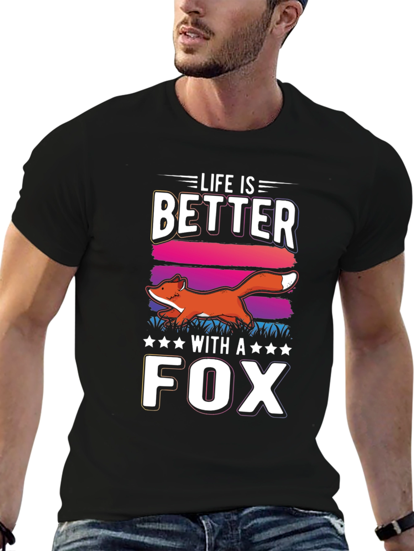Life is Better with a Fox T-Shirt