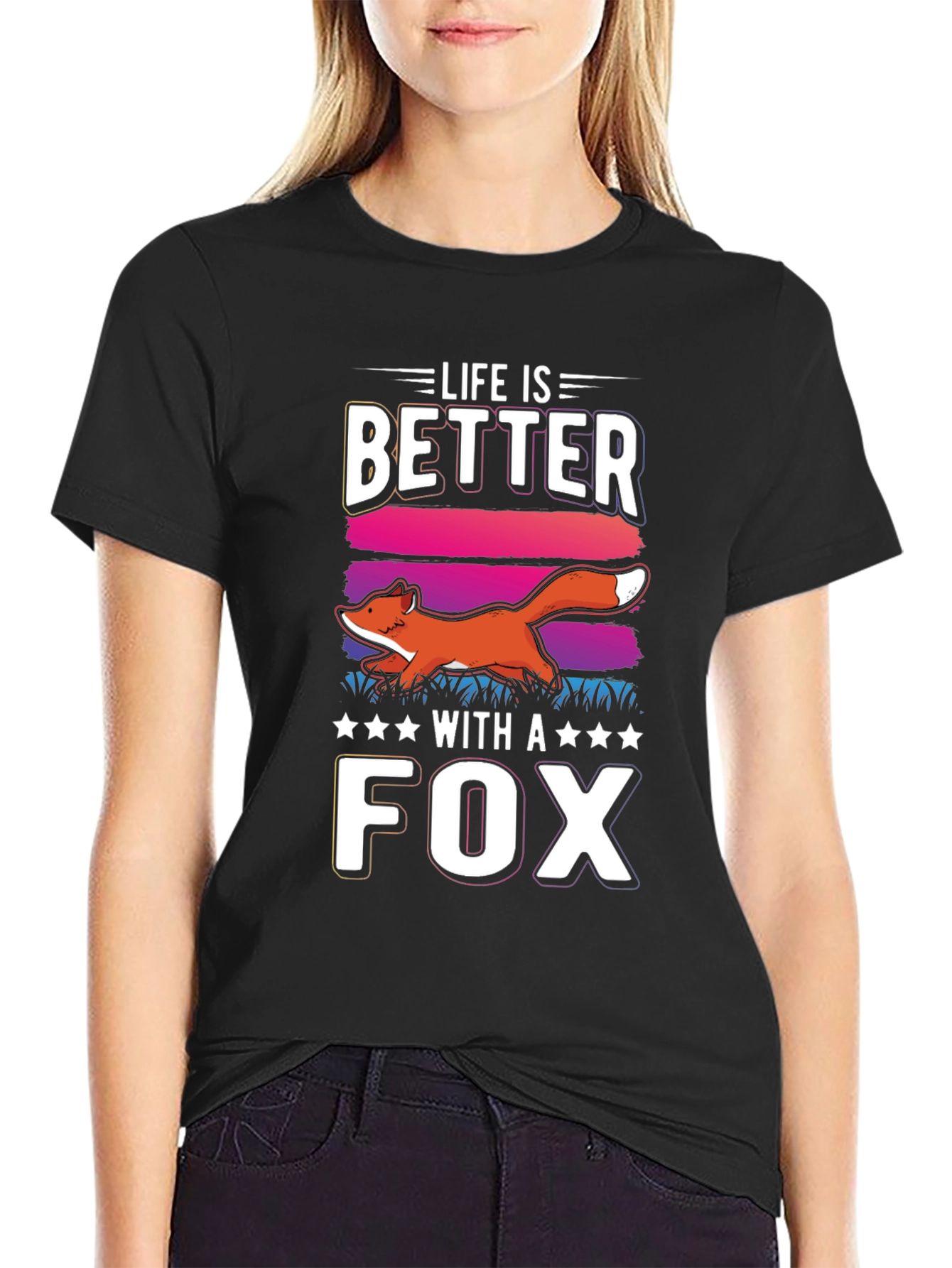 Life is Better with a Fox T-Shirt