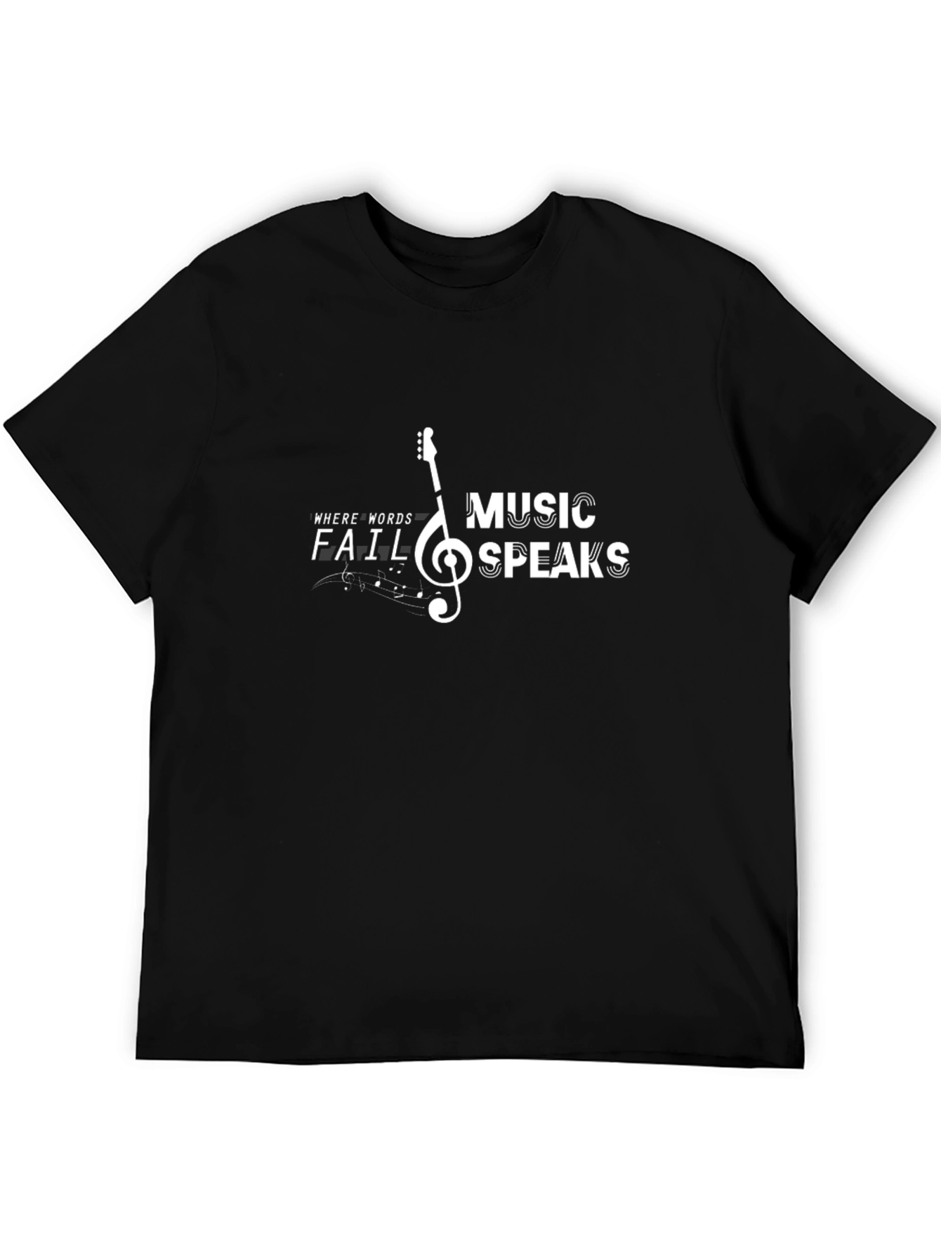 Music Speaks T-Shirt - Where Words Fail