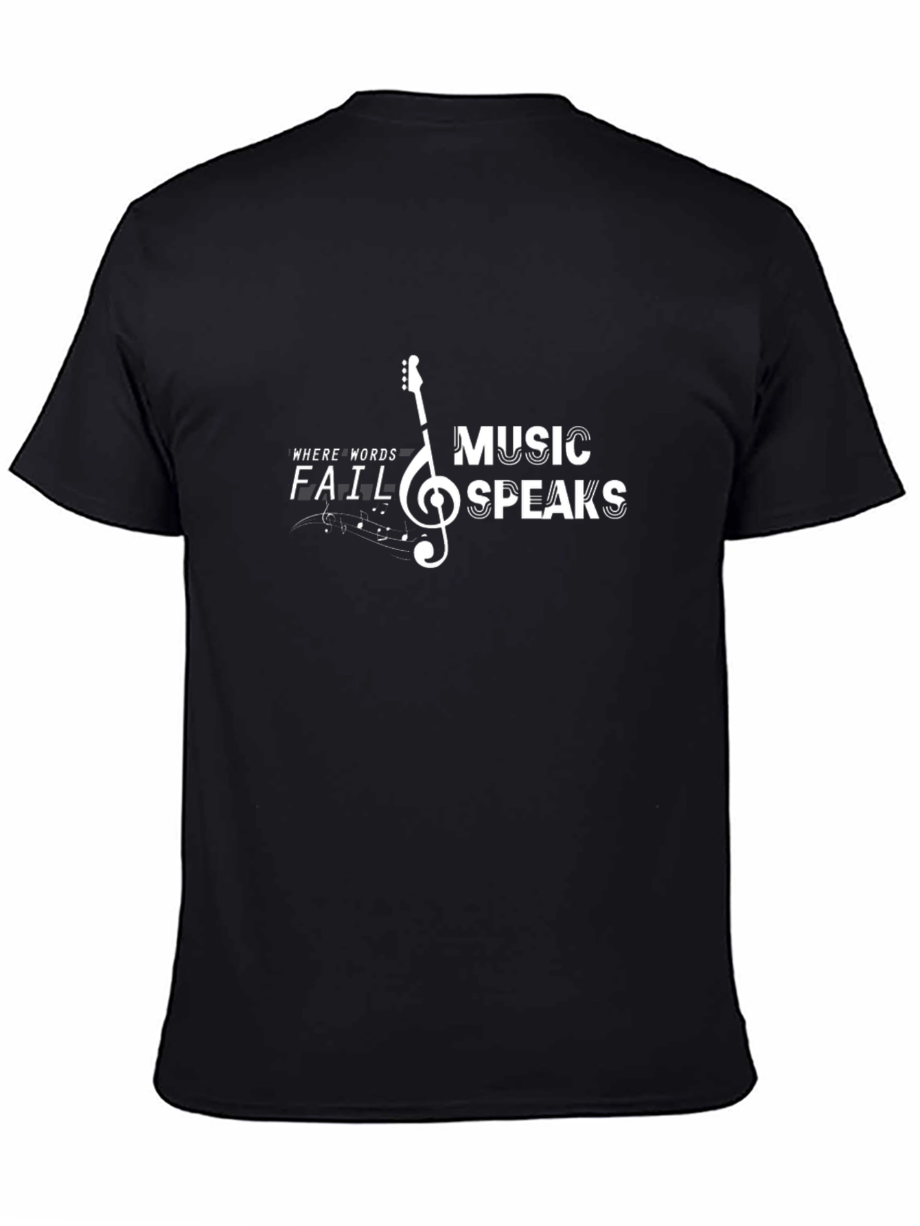 Music Speaks T-Shirt - Where Words Fail