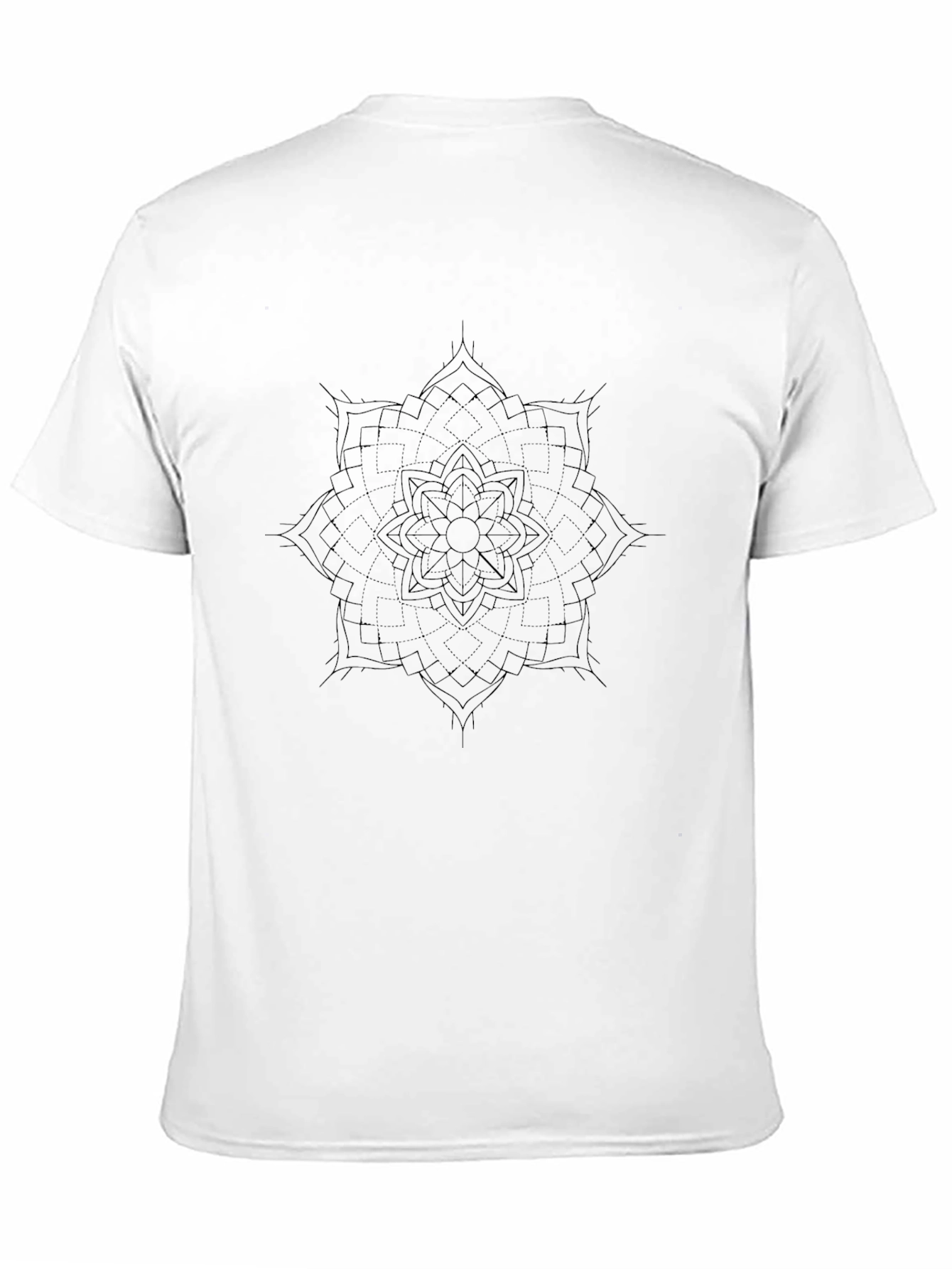 Black Mandala Graphic Tee - Modern Stylish Comfort
