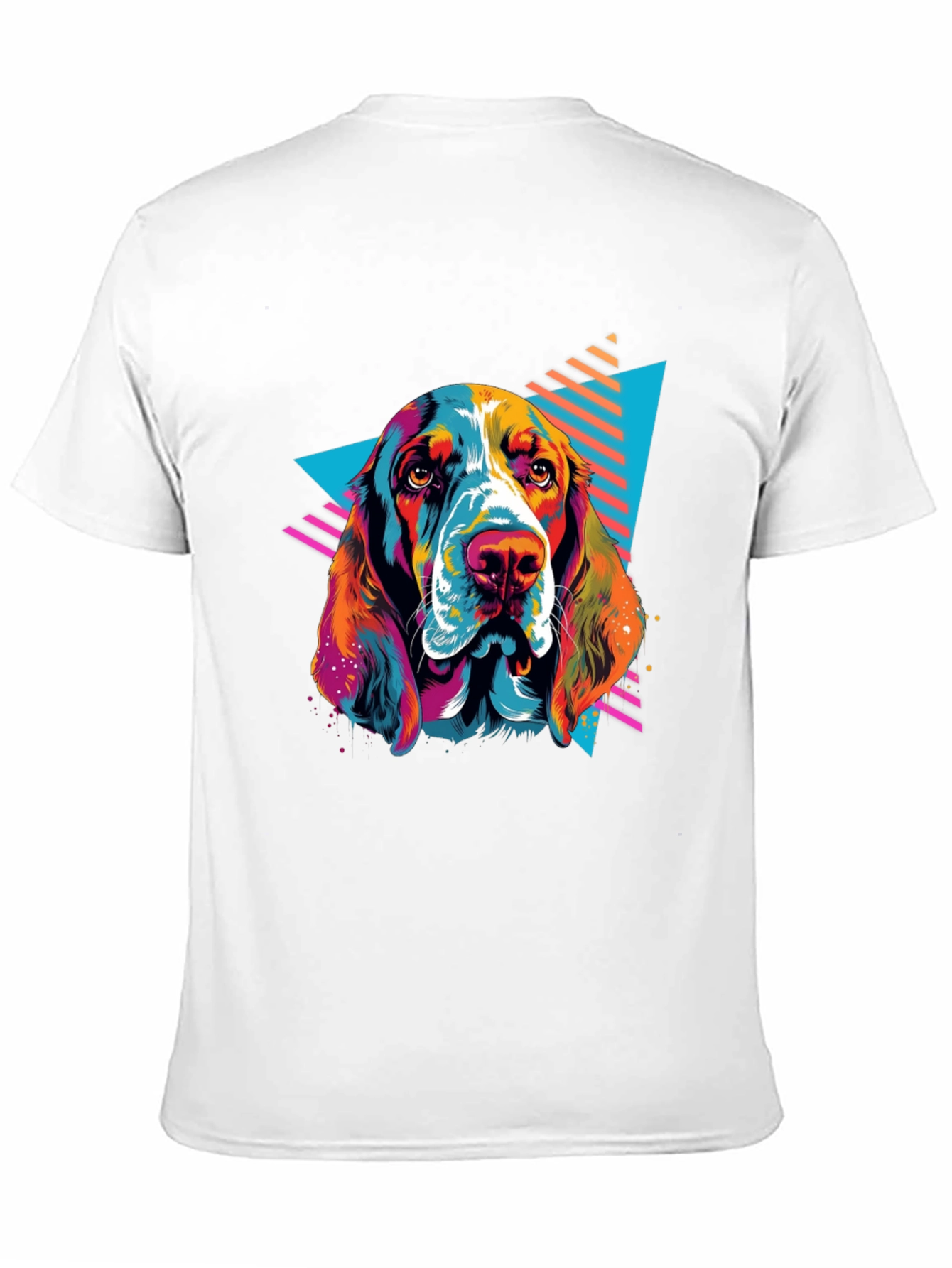 Retro Dog Graphic Tee - Black