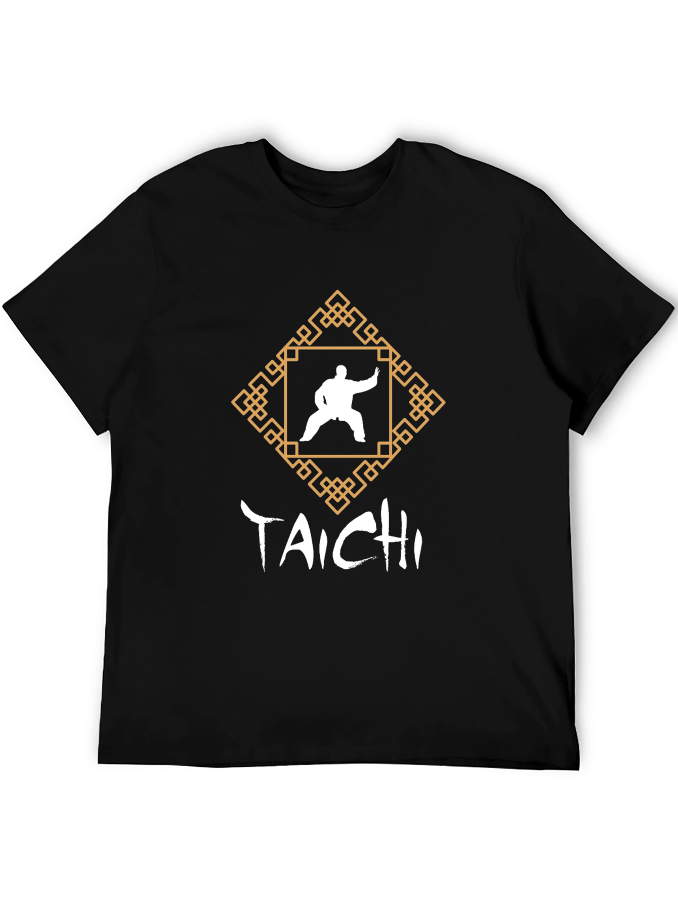 Tai Chi Black Graphic Tee - Martial Arts Shirt