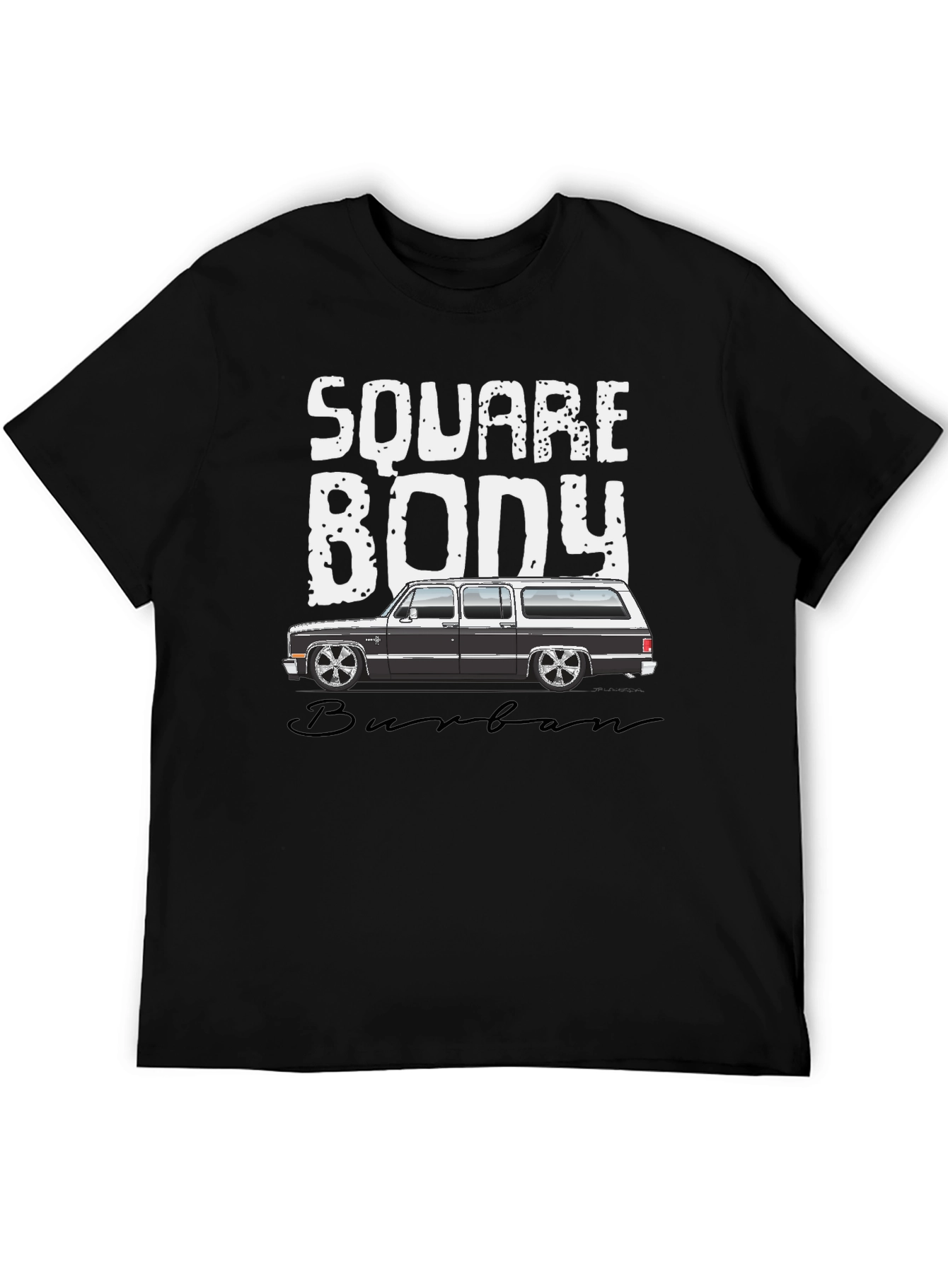 Square Body Suburban T-Shirt - Black