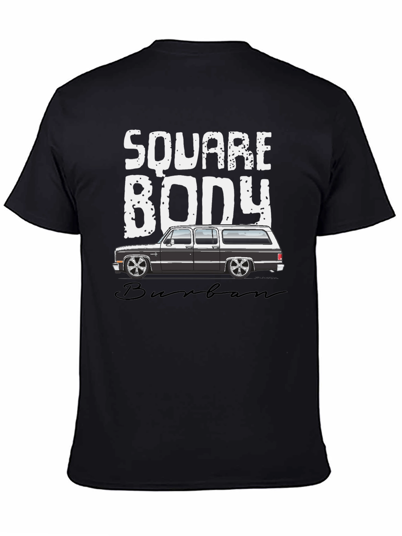 Square Body Suburban T-Shirt - Black