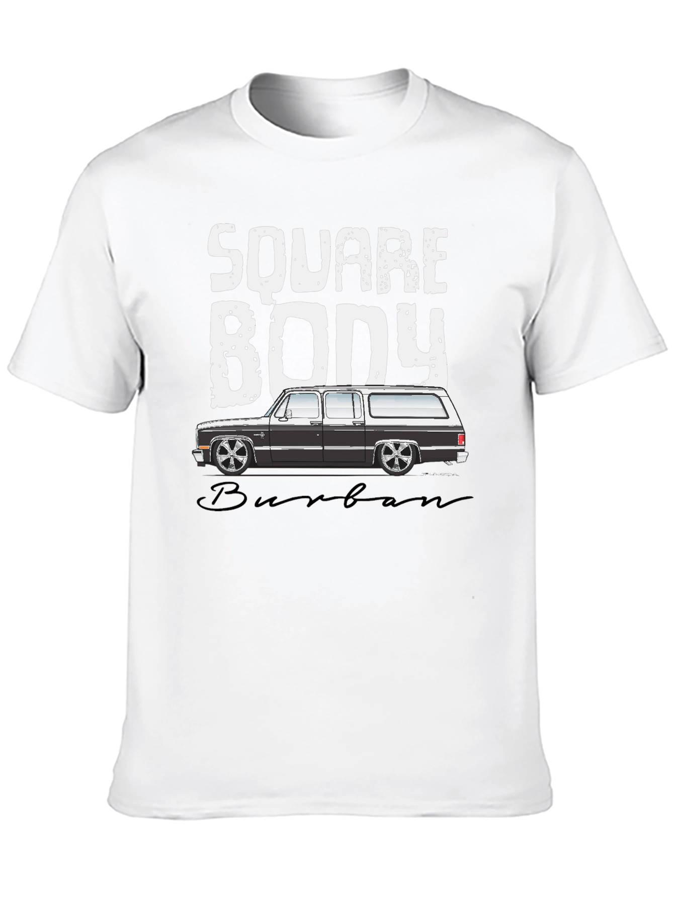 Square Body Suburban T-Shirt - Black