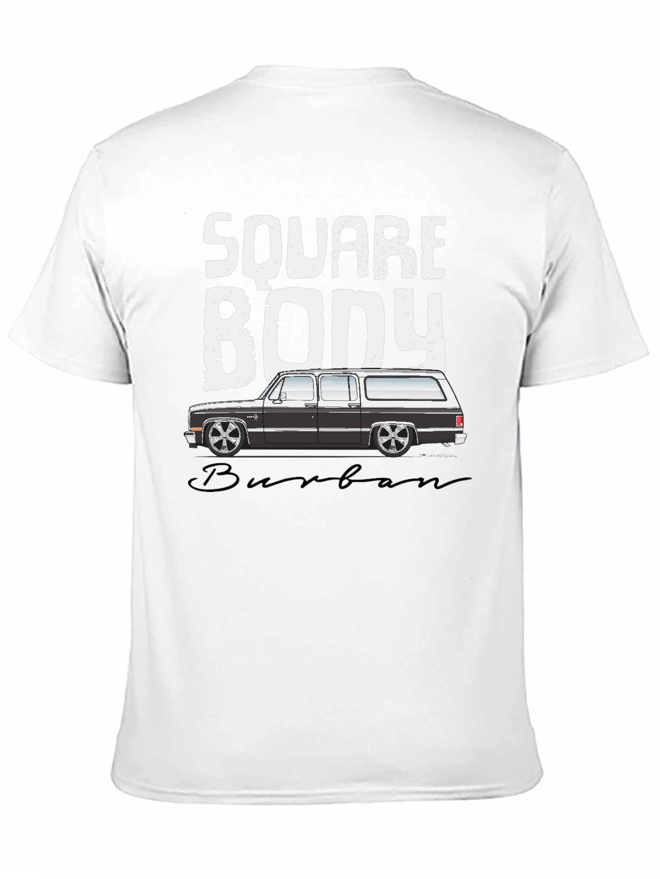 Square Body Suburban T-Shirt - Black