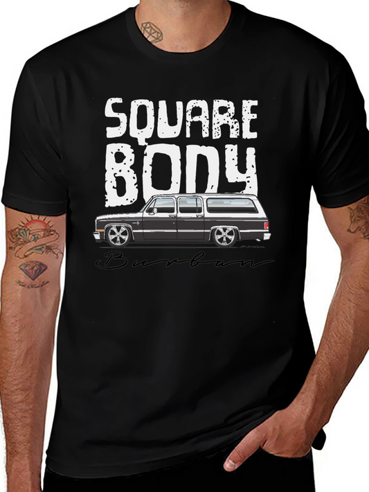 Square Body Suburban T-Shirt - Black
