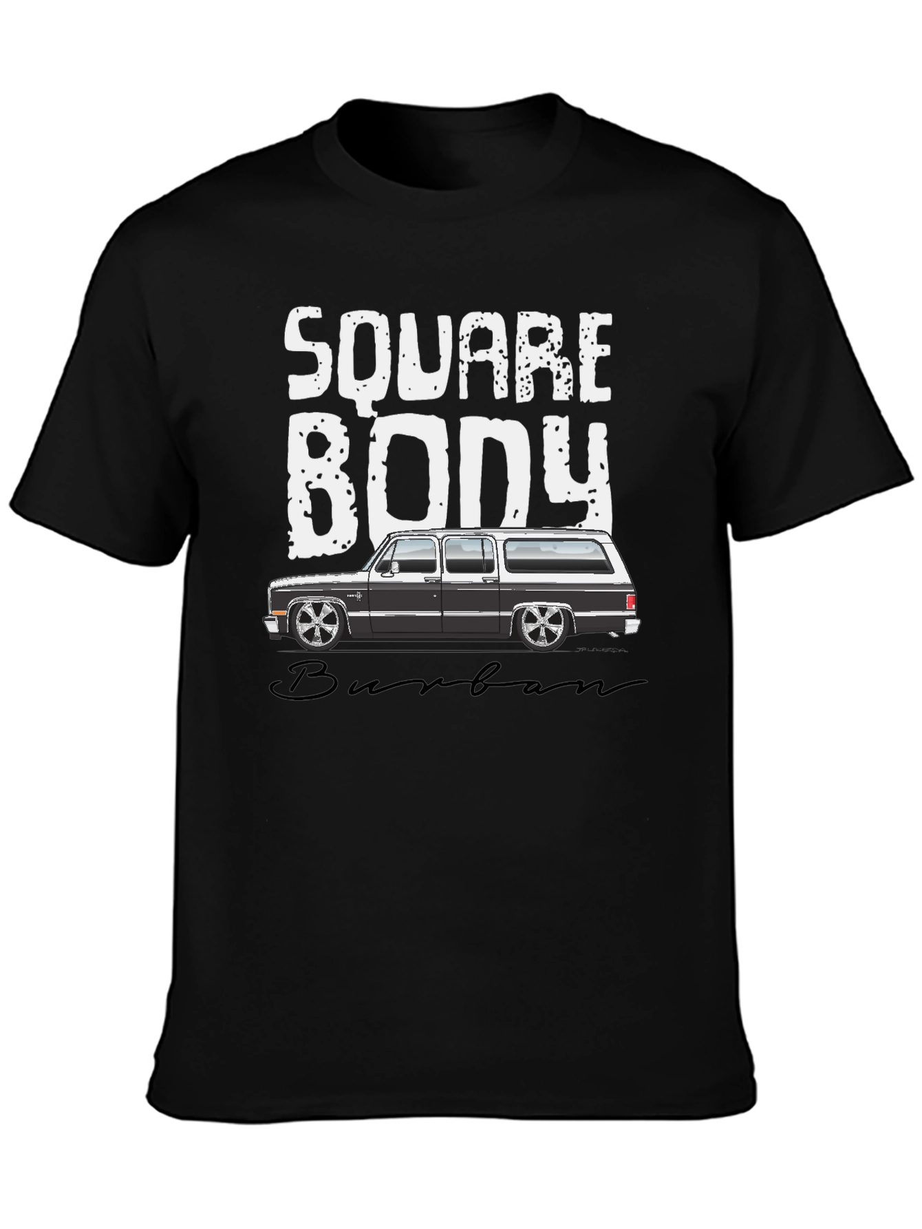 Square Body Suburban T-Shirt - Black