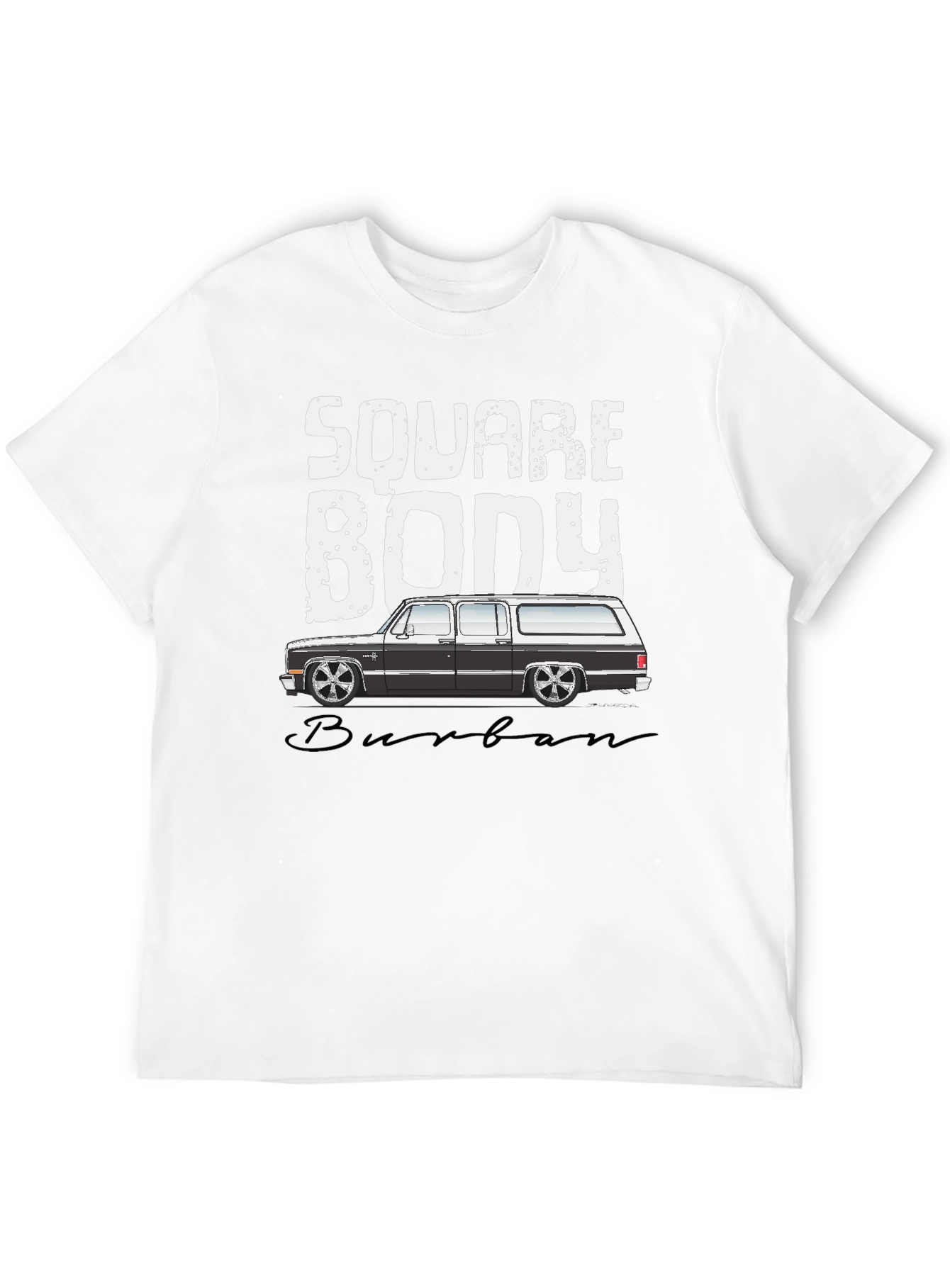 Square Body Suburban T-Shirt - Black