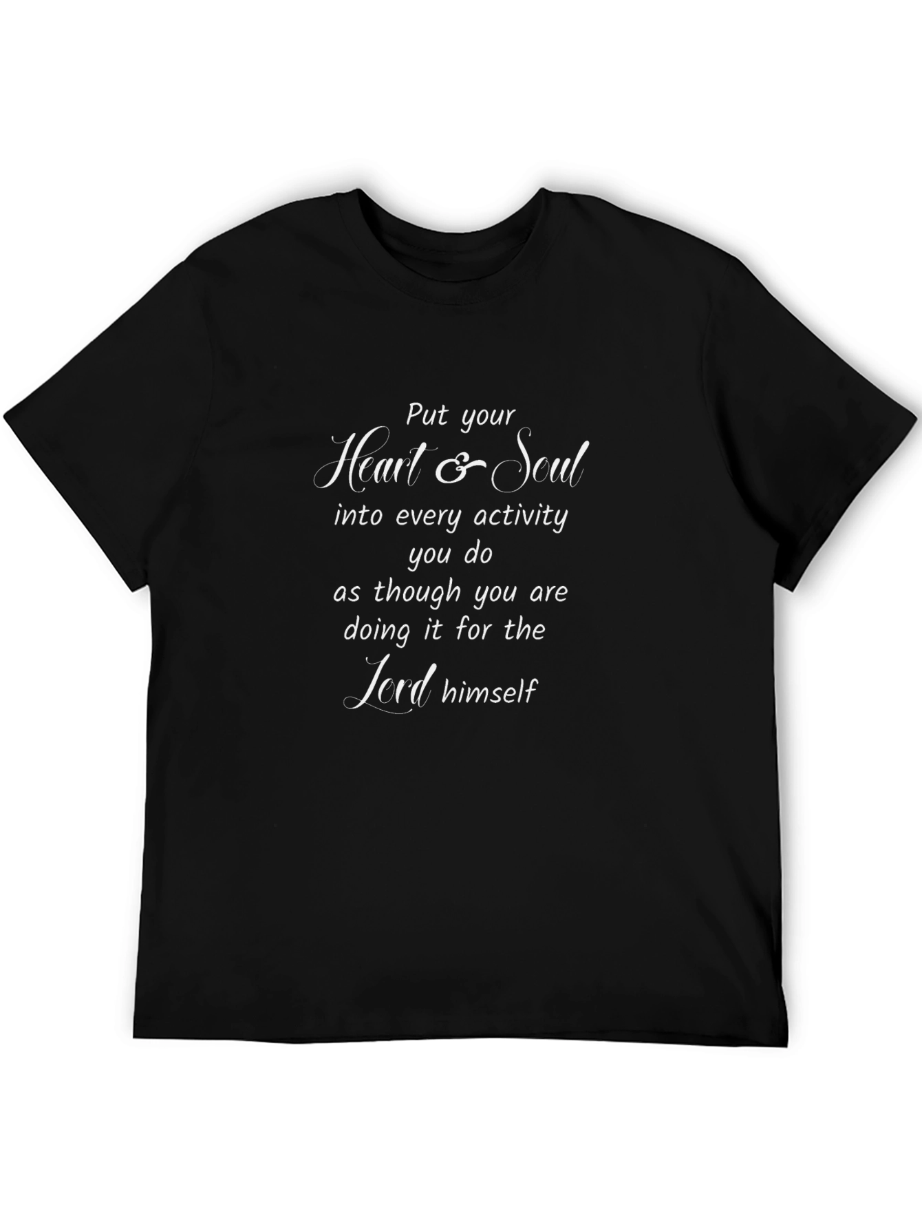 Heart & Soul Graphic Tee - Inspirational Unisex T-Shirt