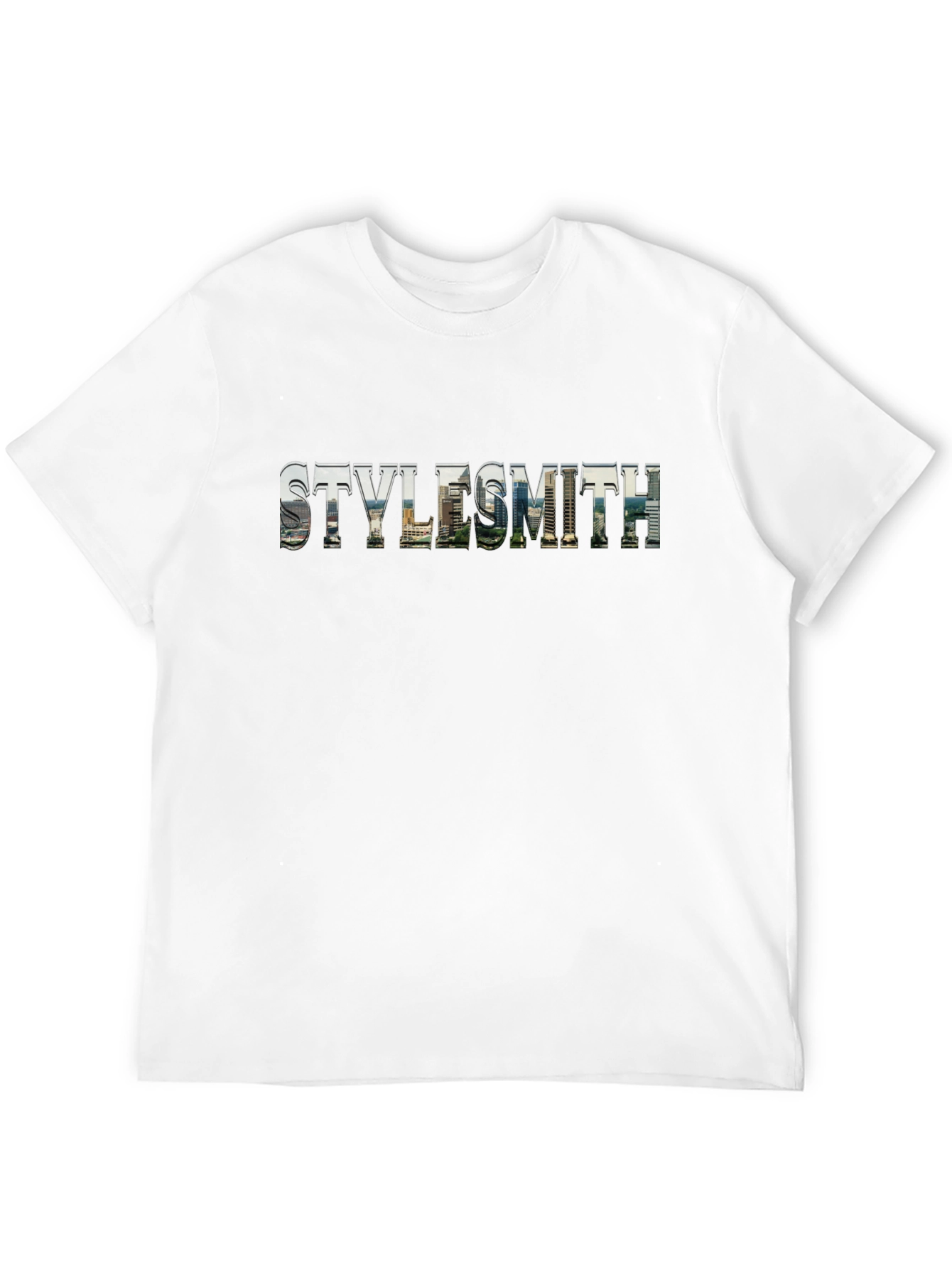 Stylesmith Cityscape Graphic Tee - Urban Black