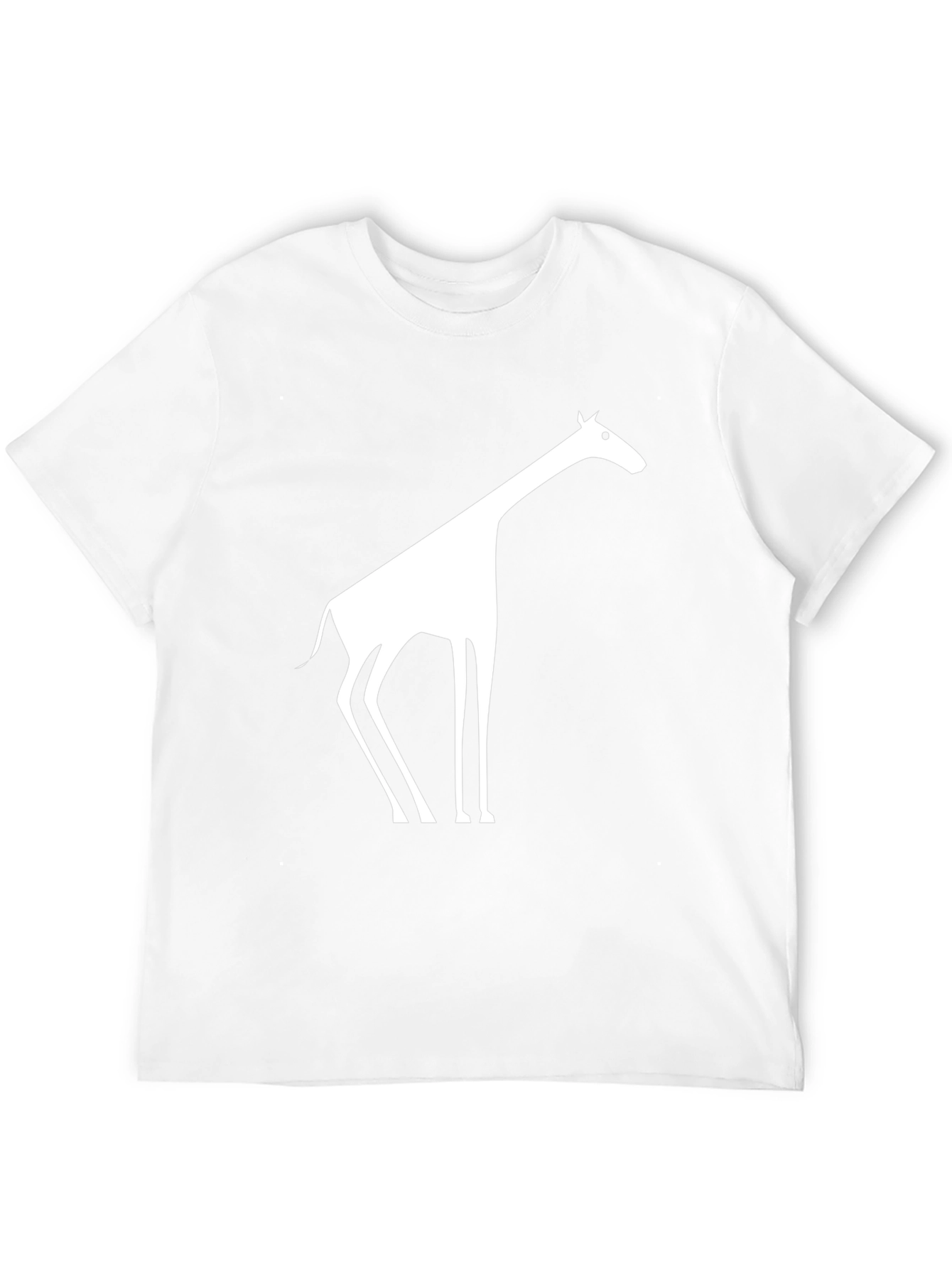 Giraffe Graphic Black T-Shirt
