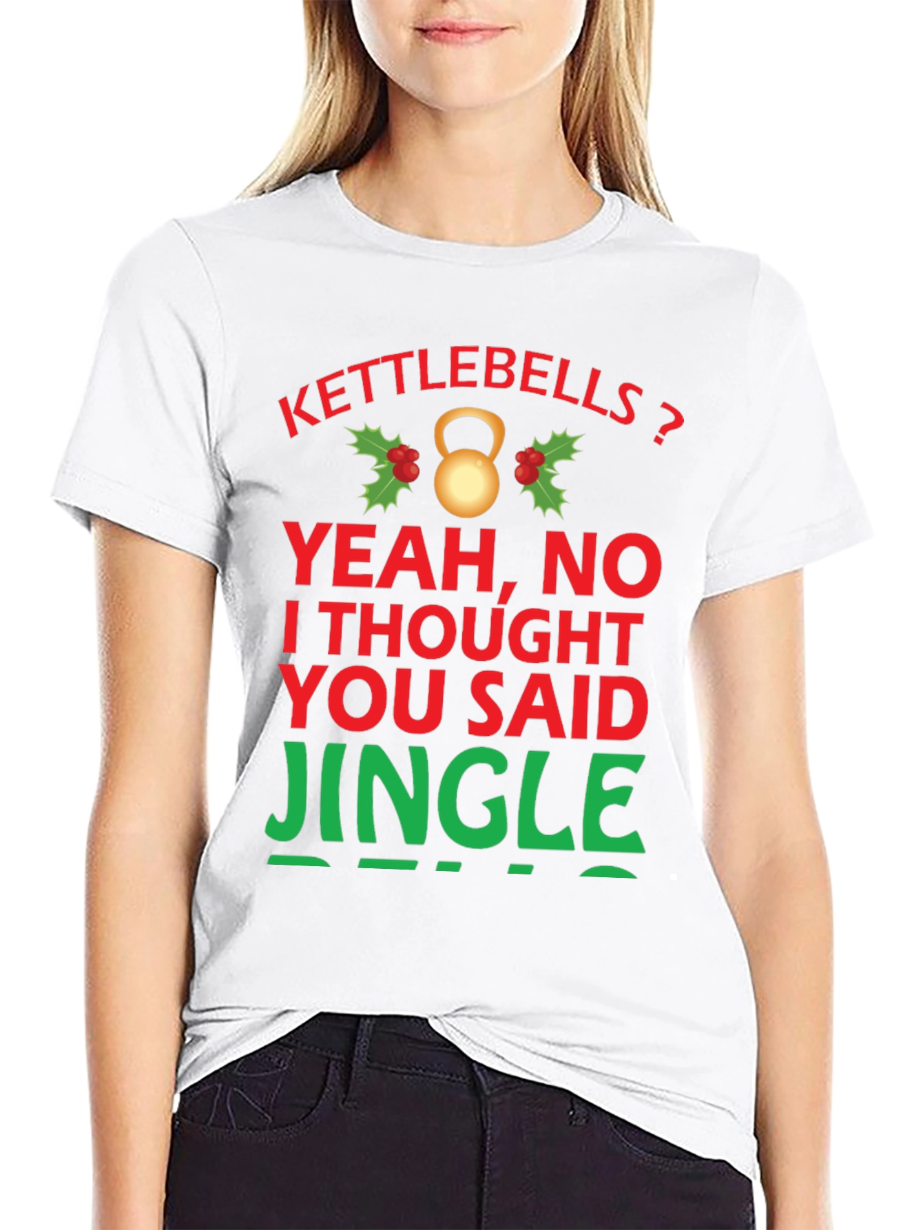 Kettlebells? Funny Holiday Gym T-Shirt