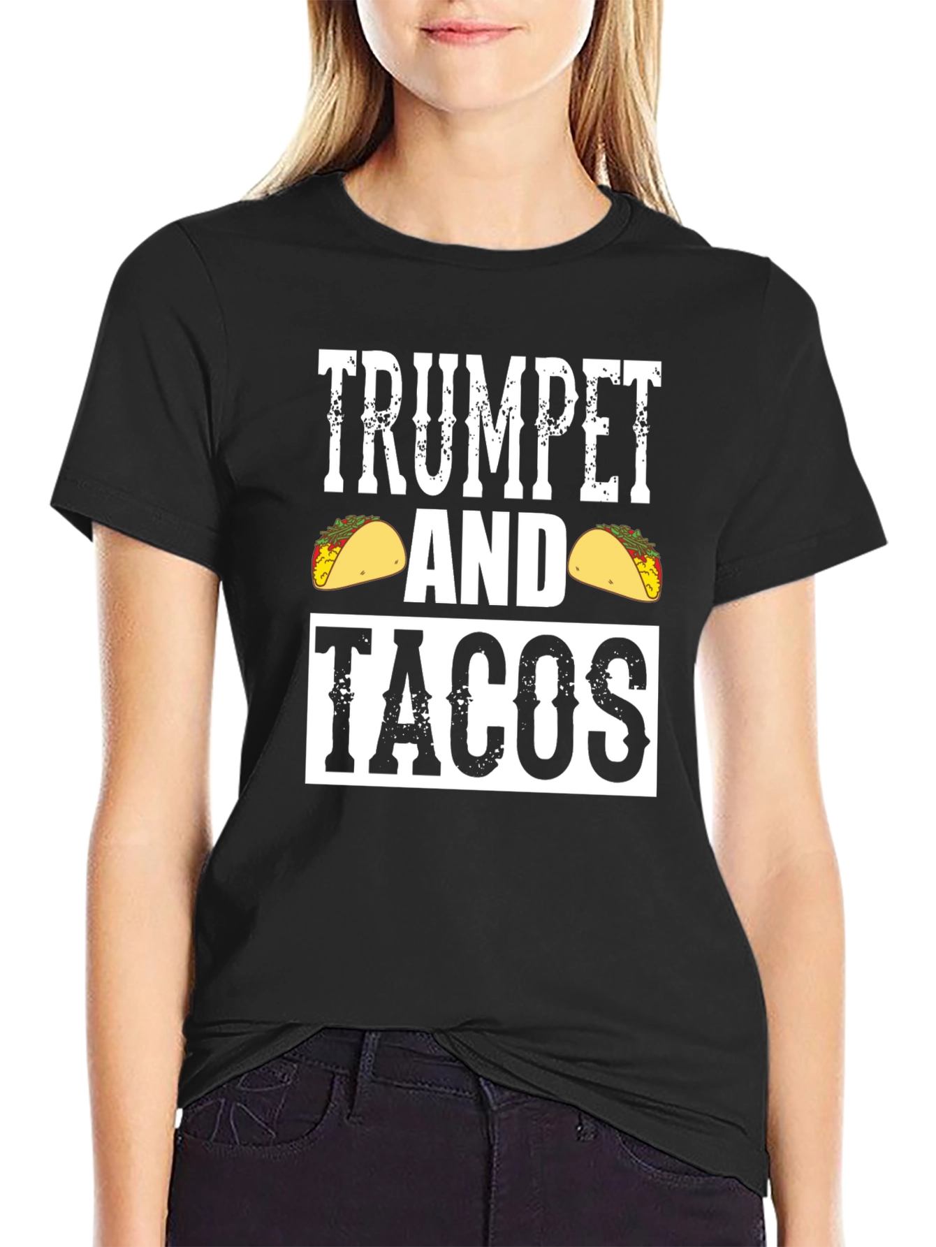 Trumpet And Tacos Graphic T-Shirt