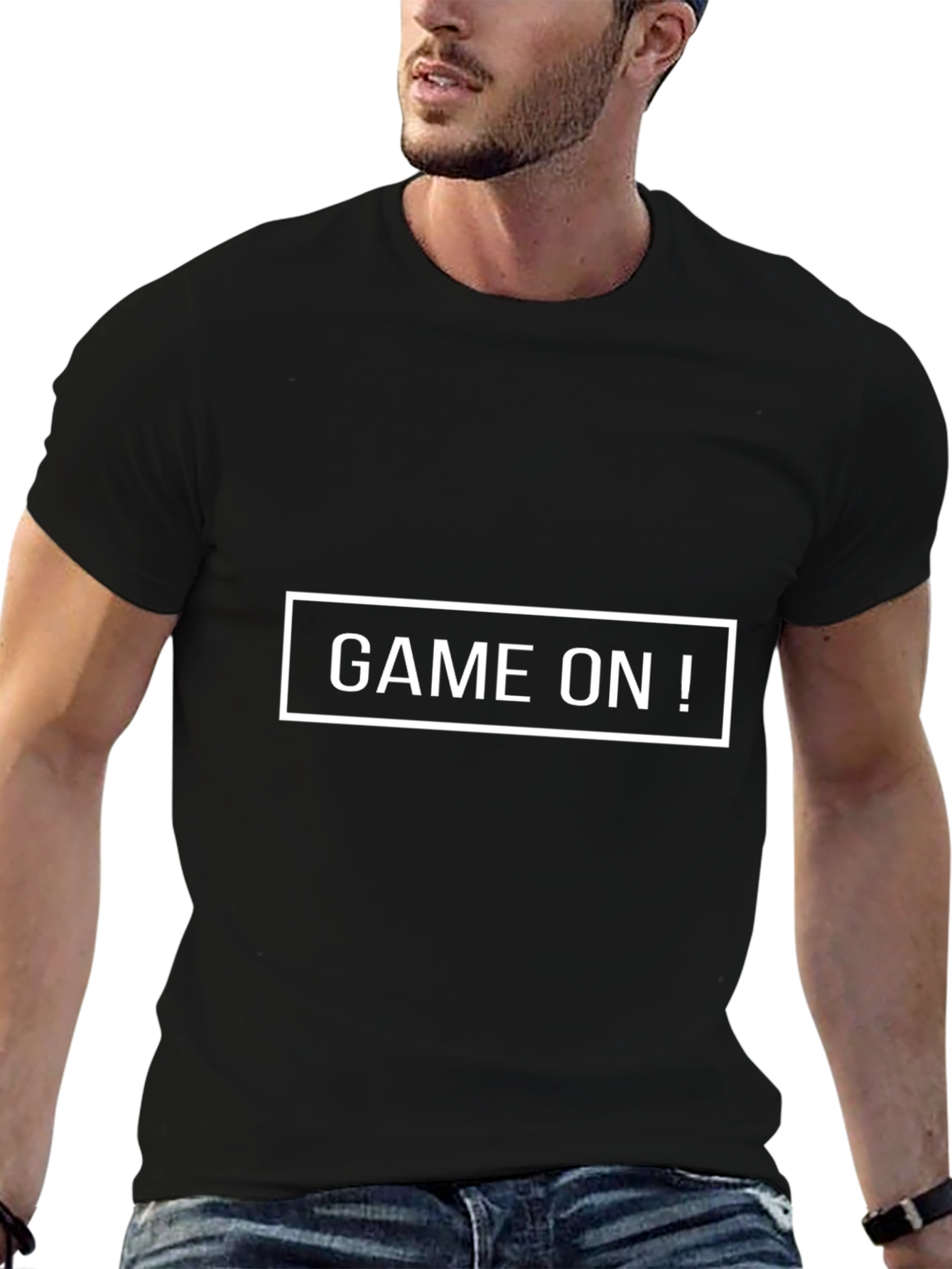 Game On Black T-Shirt - Gamer Style