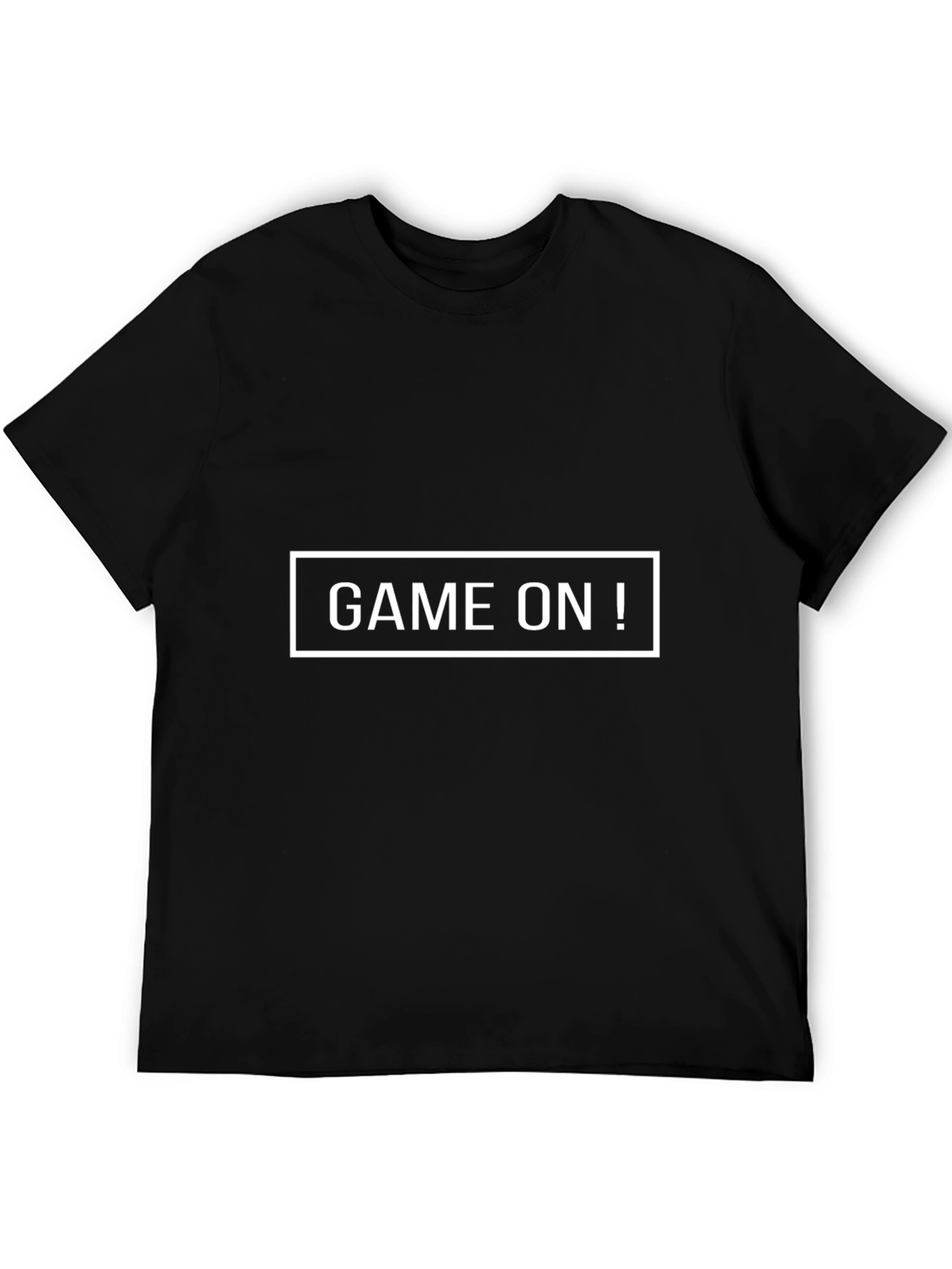 Game On Black T-Shirt - Gamer Style