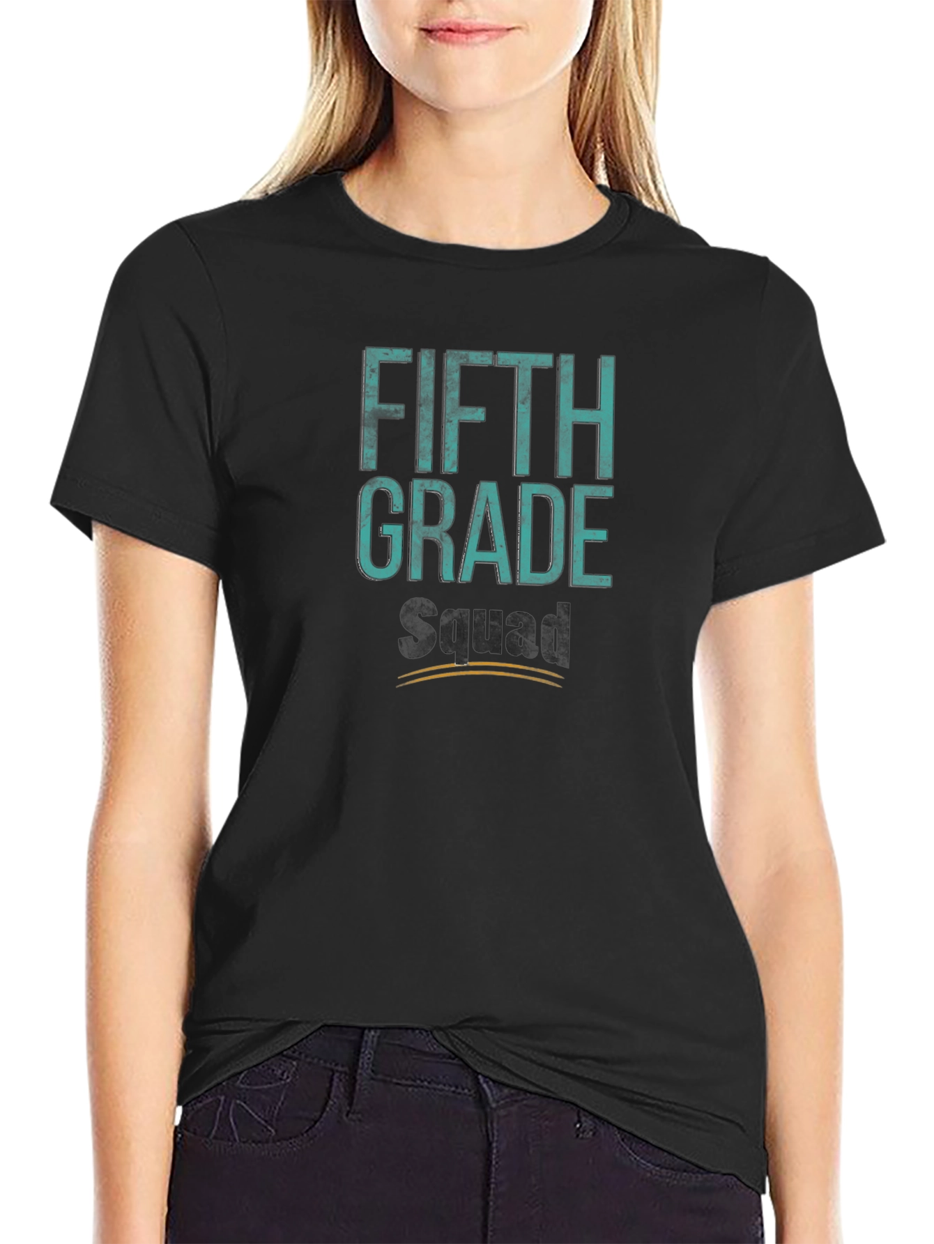 Fifth Grade Squad Black Tee
