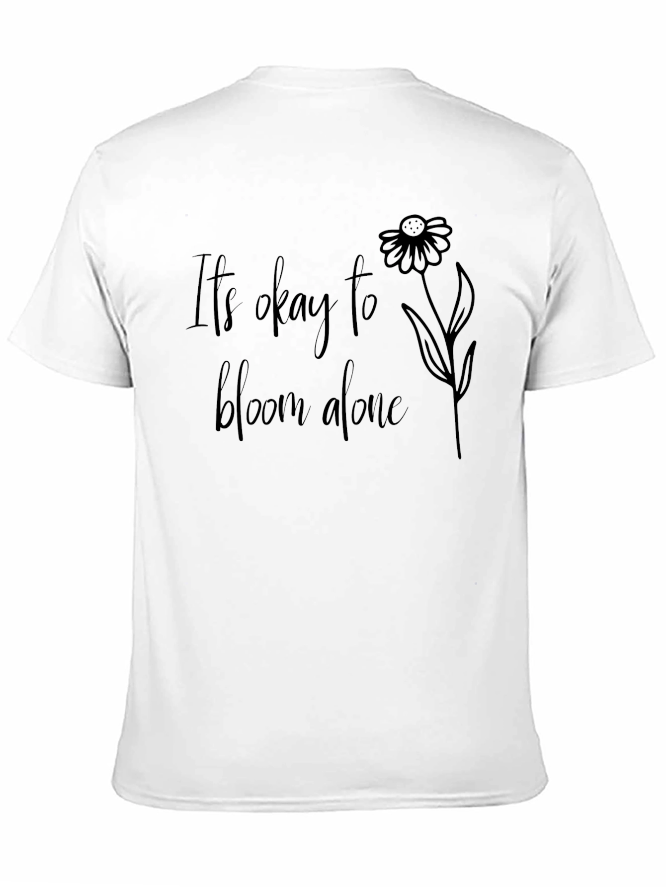 Bloom Alone Graphic Tee - Stylish Comfort
