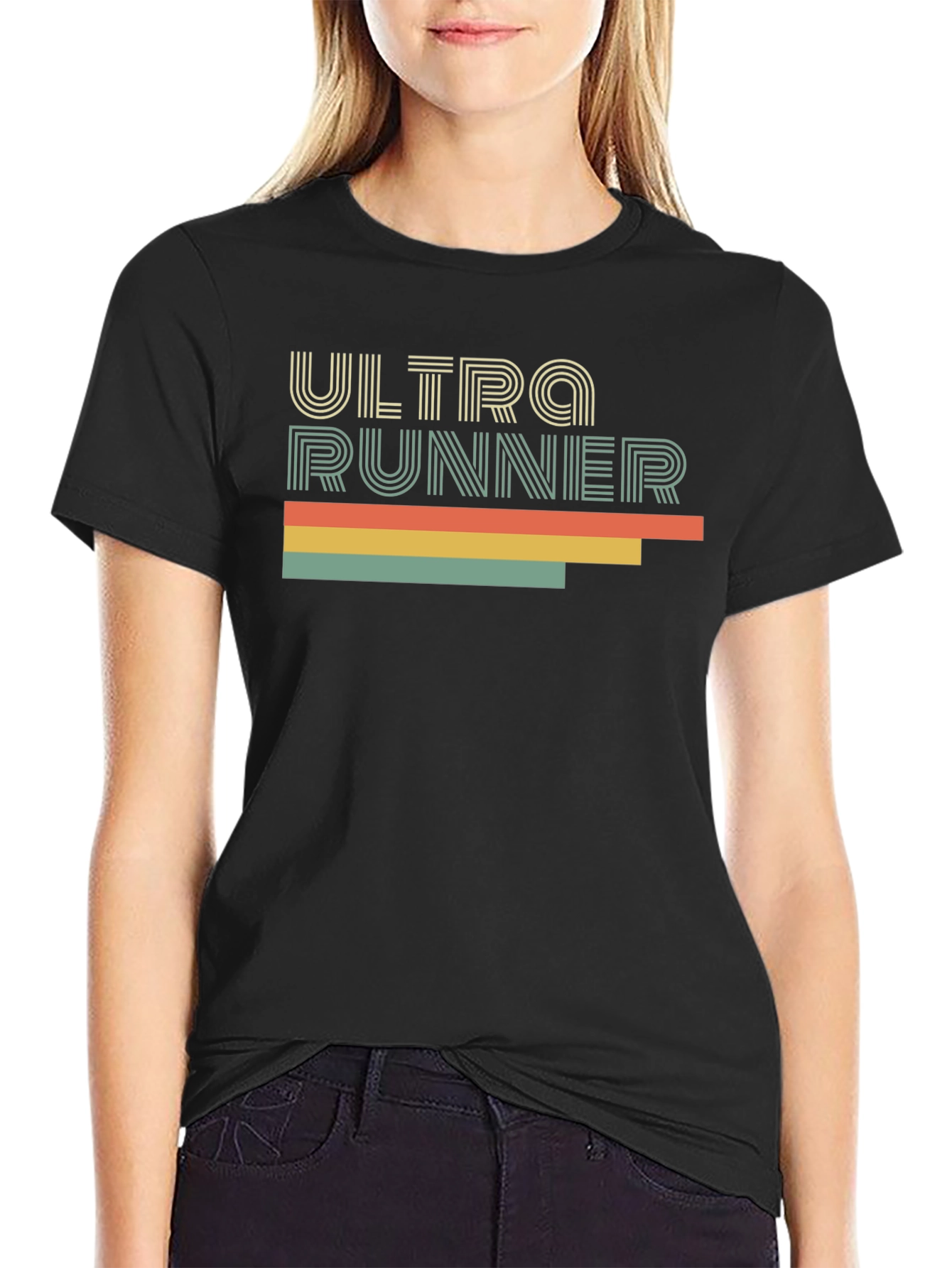 Ultra Runner Graphic Tee - Black Running Shirt