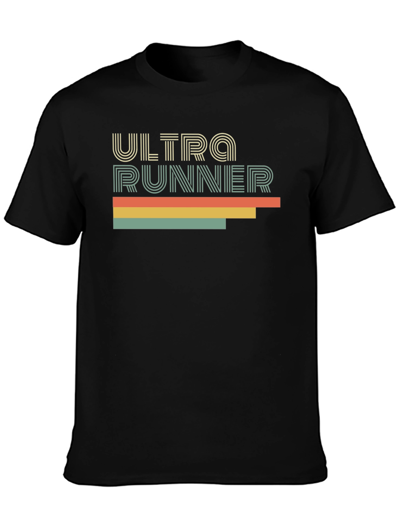Ultra Runner Graphic Tee - Black Running Shirt