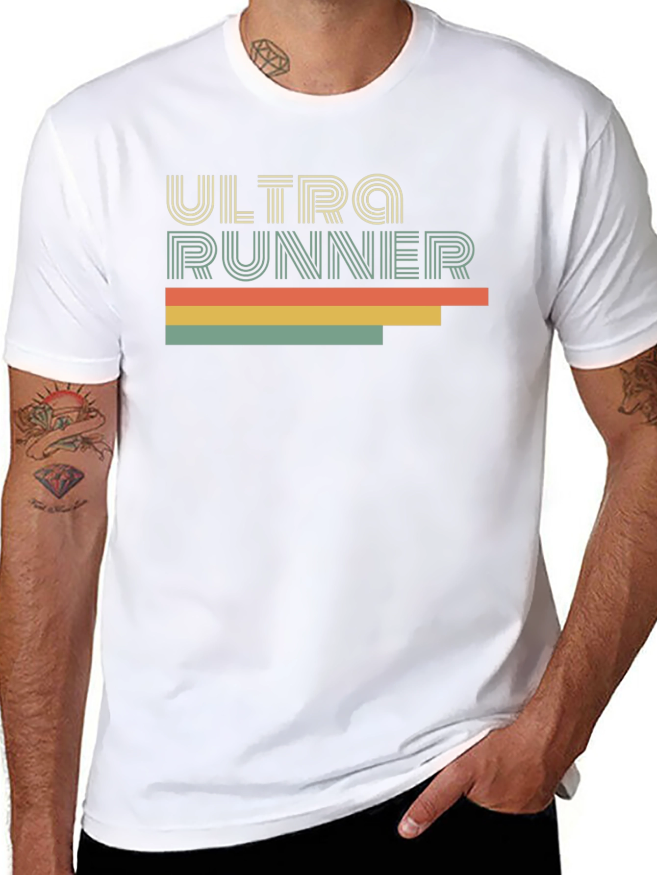 Ultra Runner Graphic Tee - Black Running Shirt