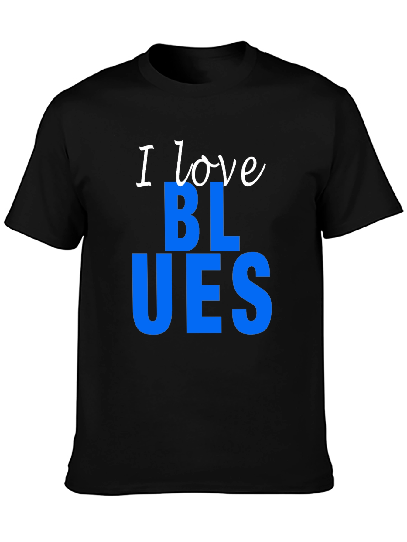 I Love Blues Graphic T-Shirt