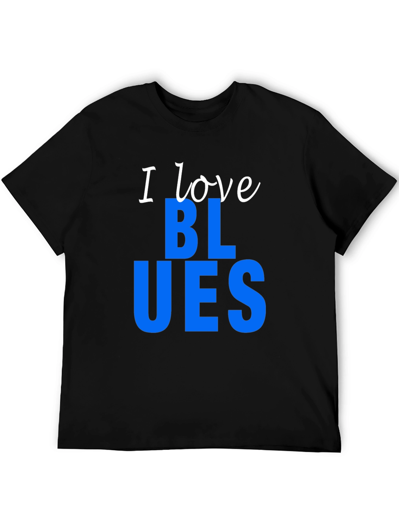 I Love Blues Graphic T-Shirt
