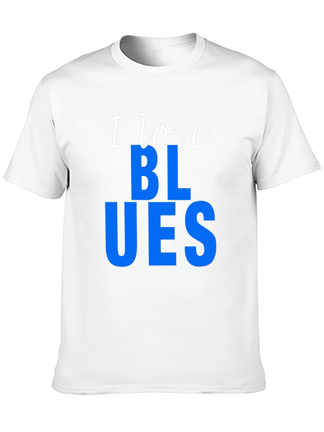 I Love Blues Graphic T-Shirt