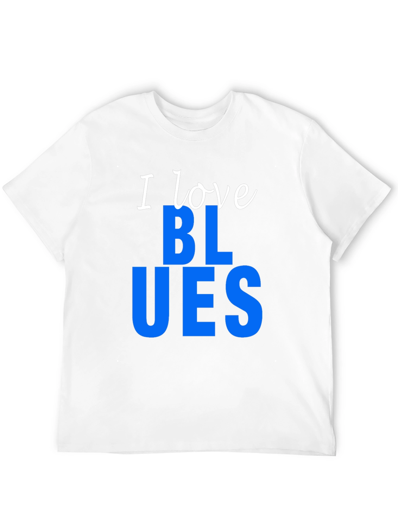 I Love Blues Graphic T-Shirt