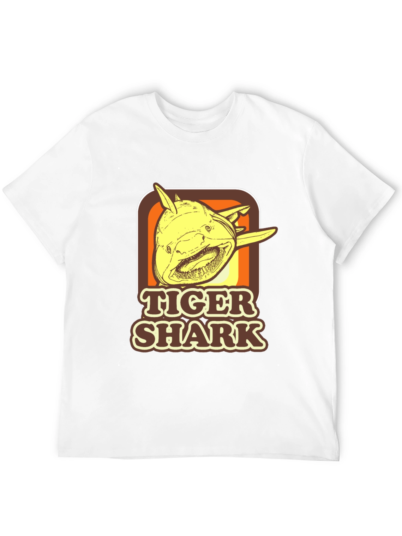 Tiger Shark Retro Graphic T-Shirt