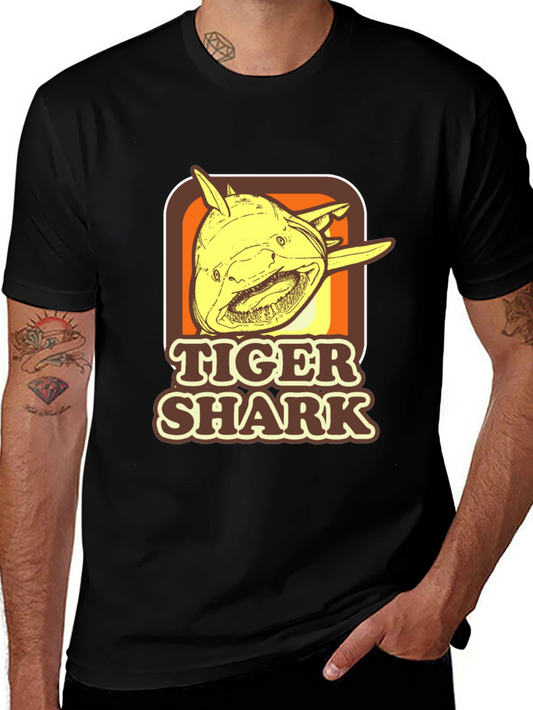 Tiger Shark Retro Graphic T-Shirt