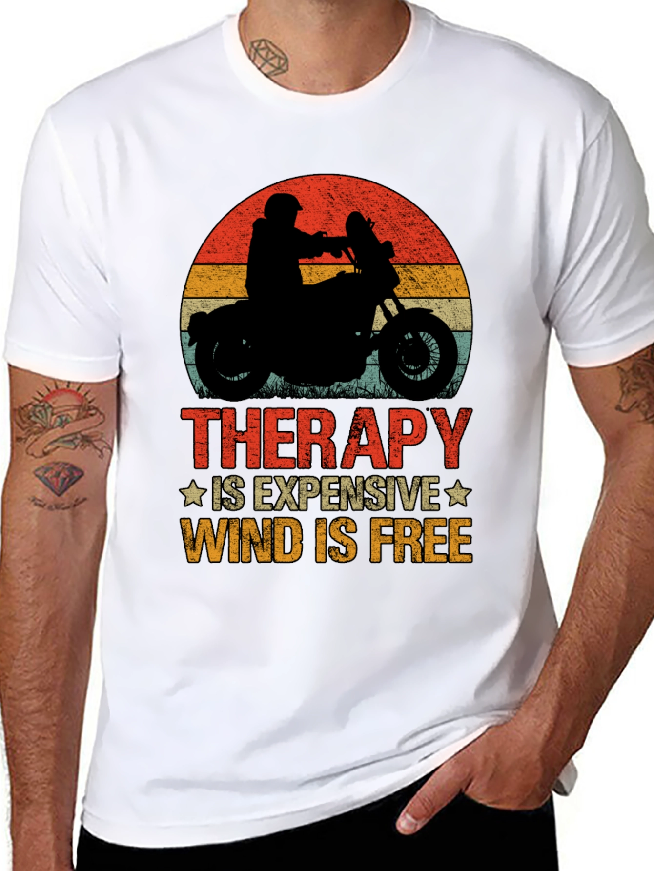 Therapy Wind Free Motorcycle Graphic Tee