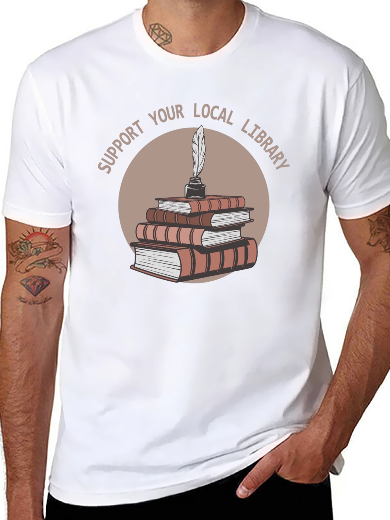 Support Your Local Library Graphic Tee