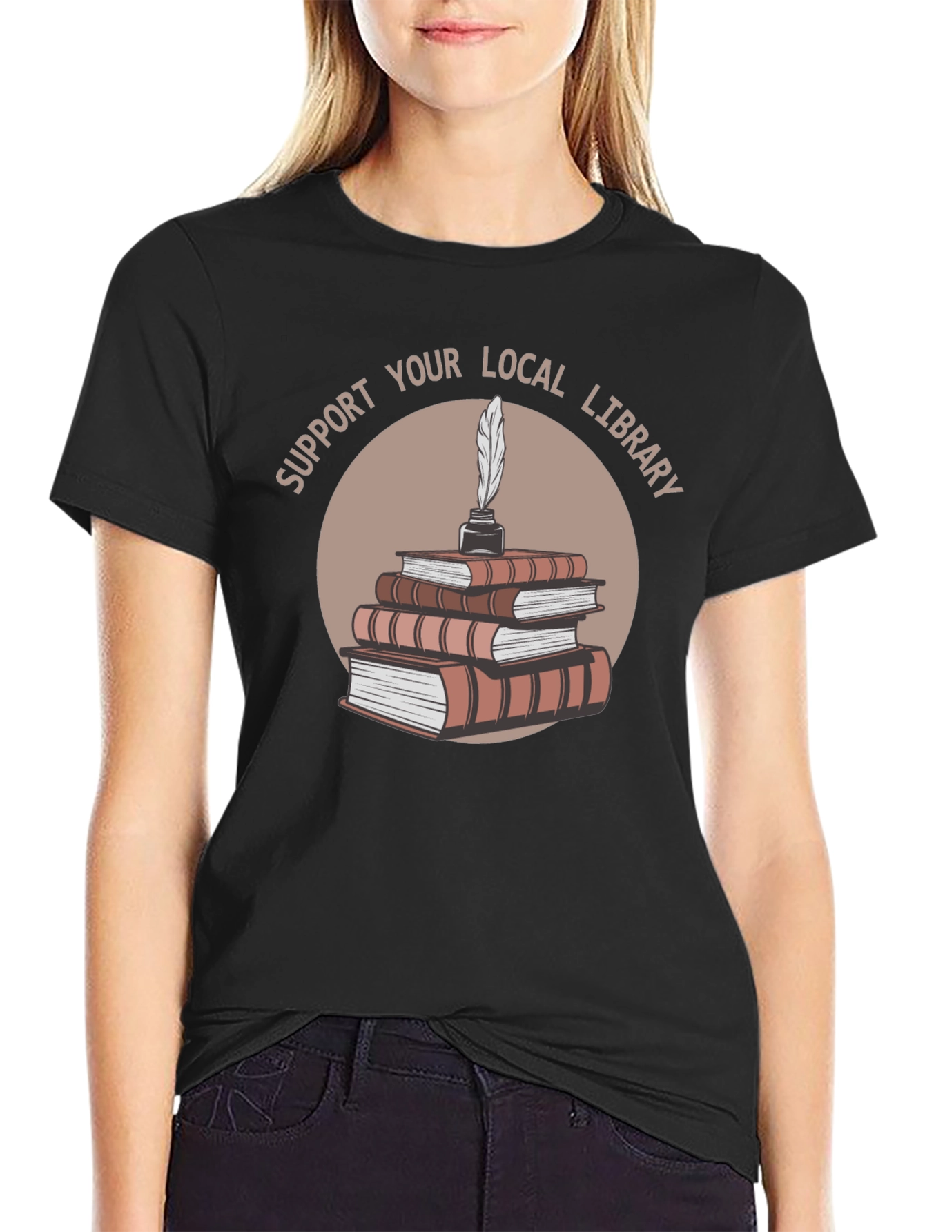 Support Your Local Library Graphic Tee