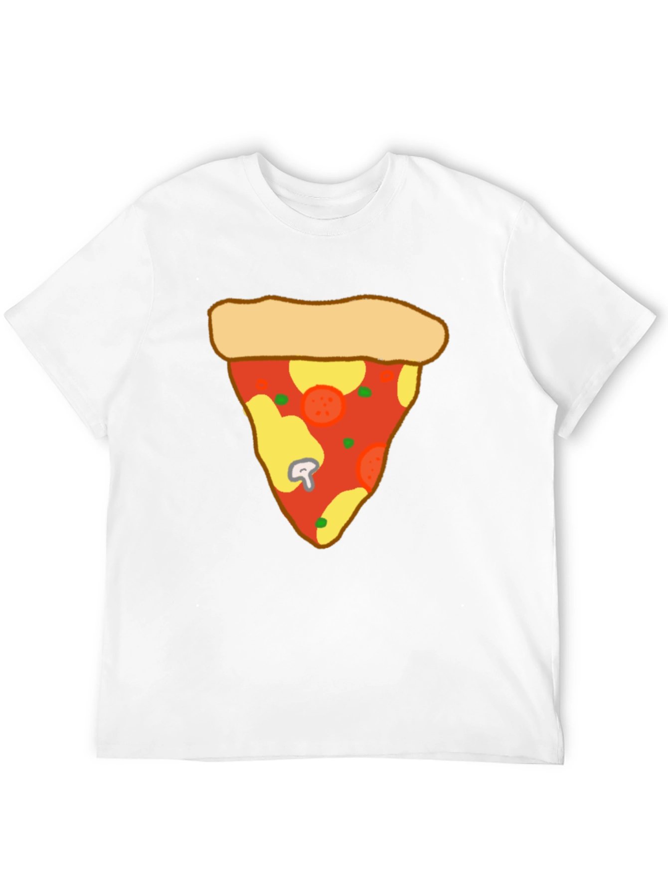 Pizza Slice Graphic Tee - Casual Comfort