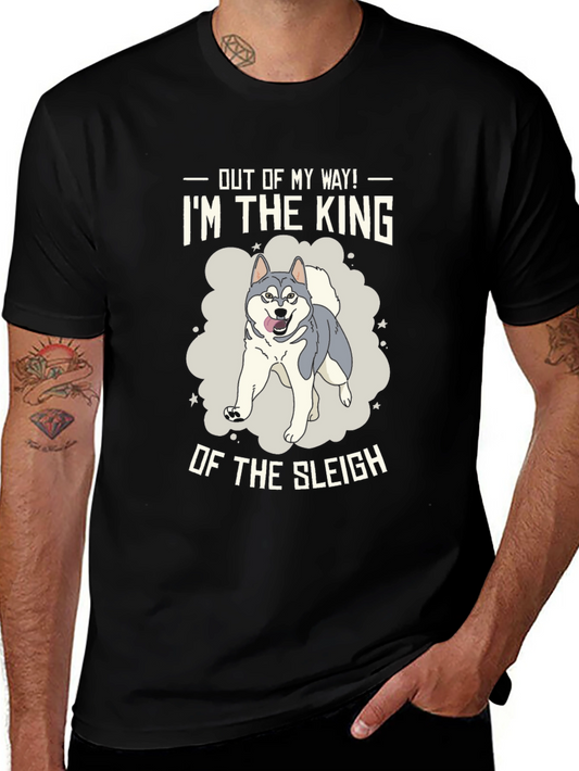 King of the Sleigh Dog Graphic T-Shirt