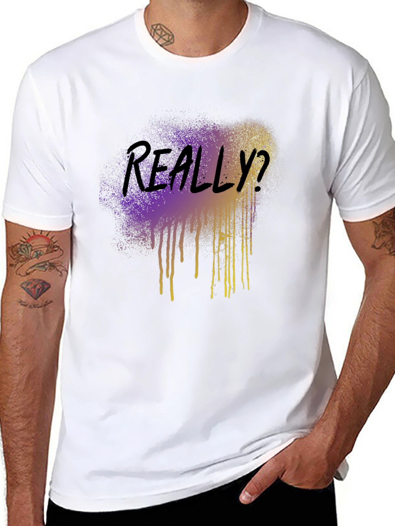 Really? Graphic Tee - Trendy Streetwear T-Shirt