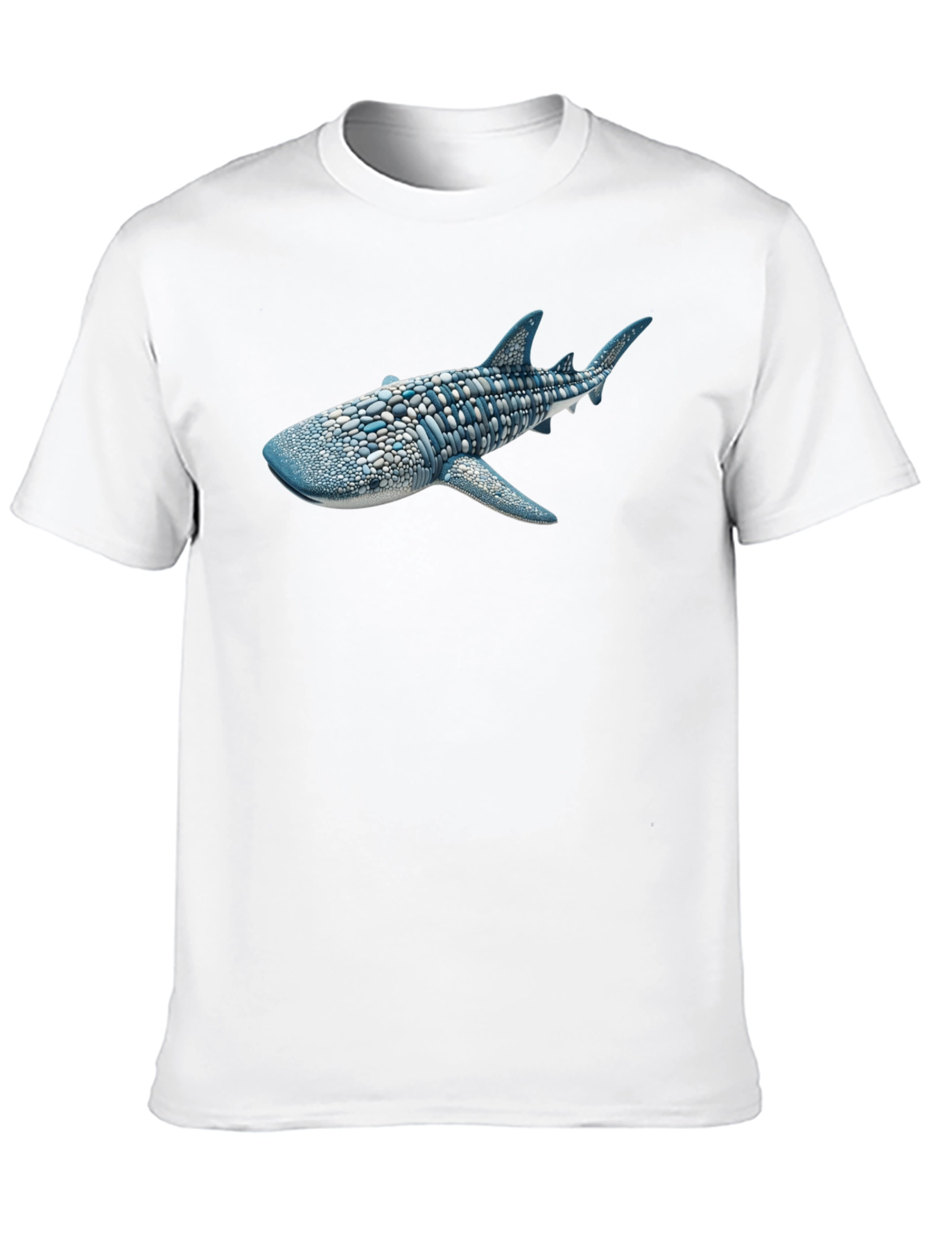 Whale Shark Graphic Tee - Black Cotton T-Shirt