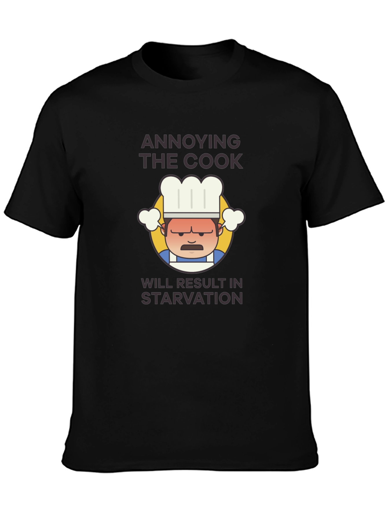 Annoying the Cook Graphic Tee - Black T-Shirt