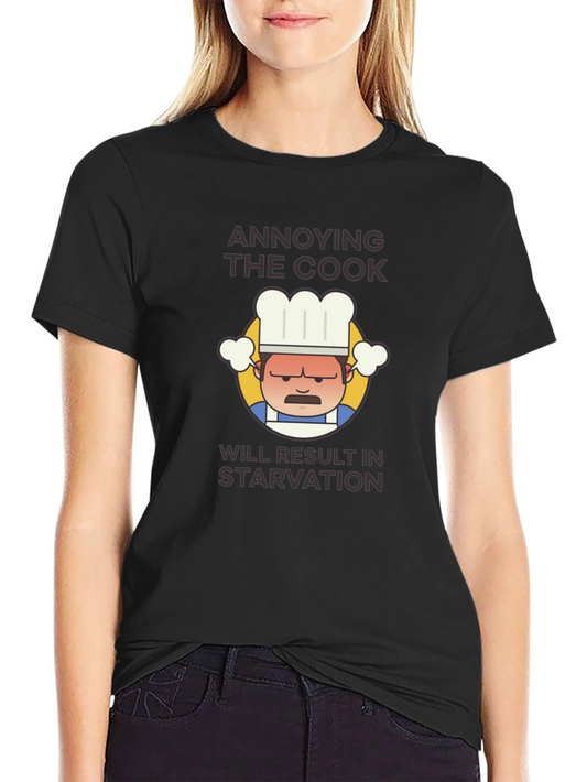 Annoying the Cook Graphic Tee - Black T-Shirt