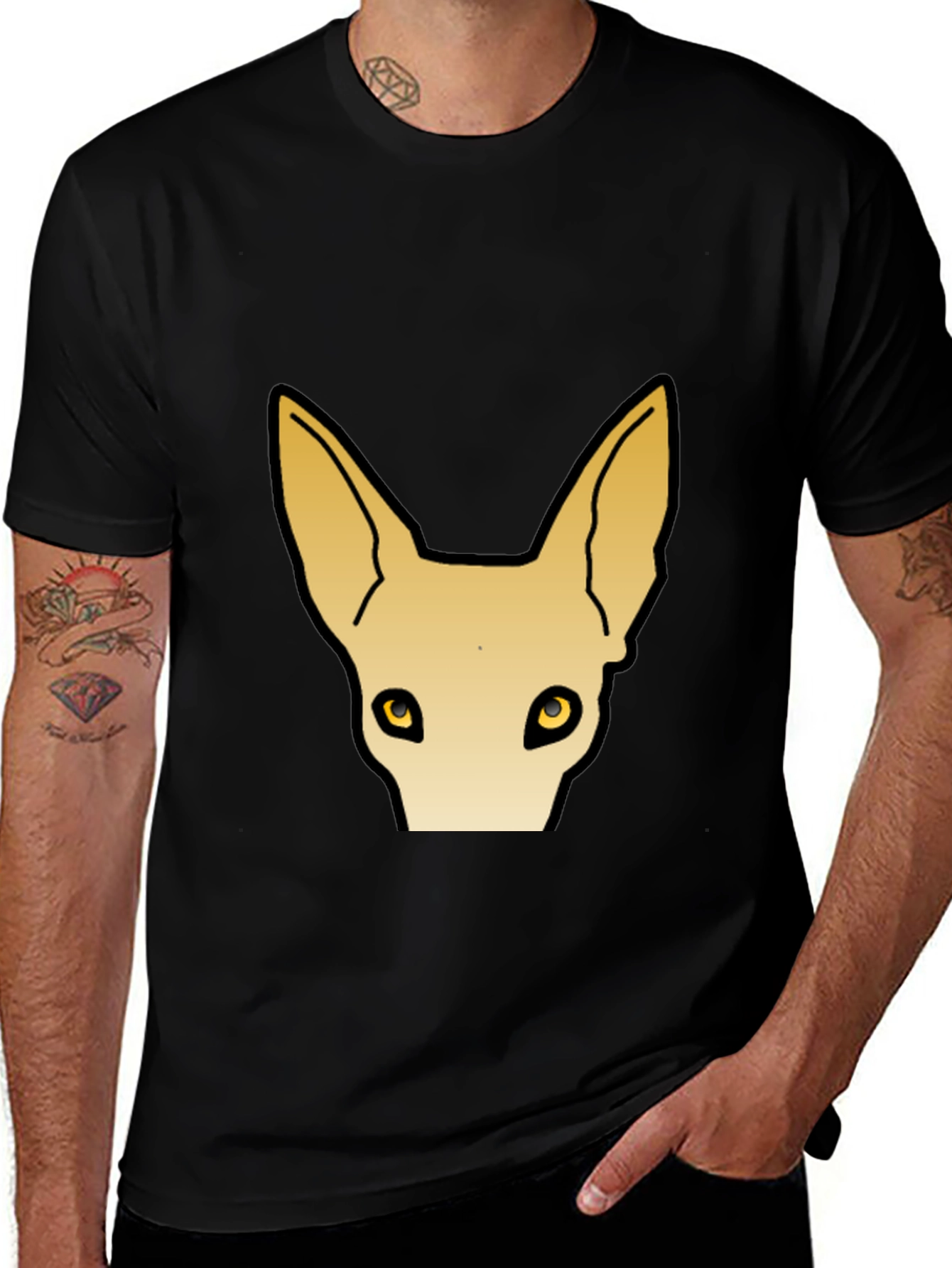 Cool Cat Graphic Tee - Trendy Animal Print Shirt